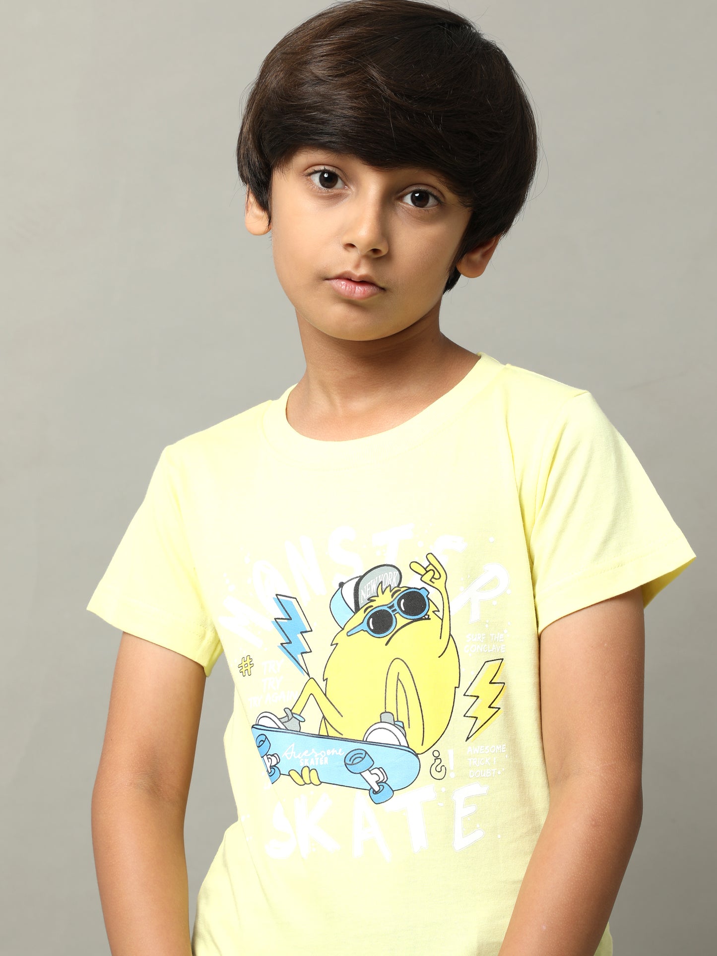 BOYS PRINTED COTTON T-SHIRT