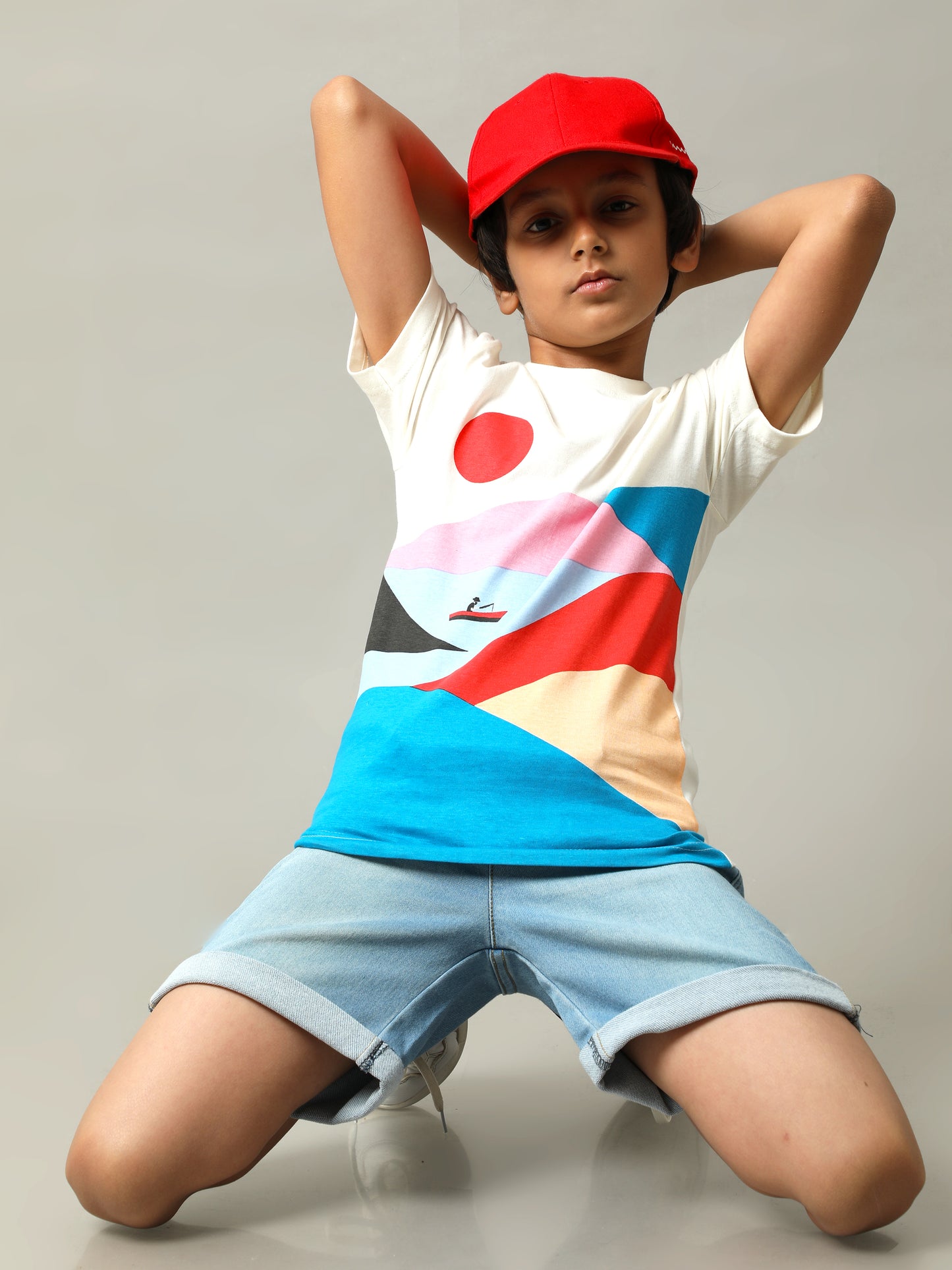 BOYS PRINTED COTTON T-SHIRT