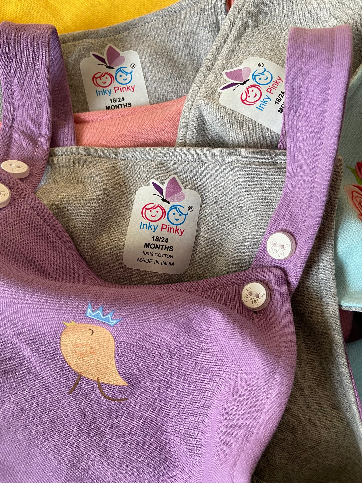 Girl Dress with T-Shirt Set