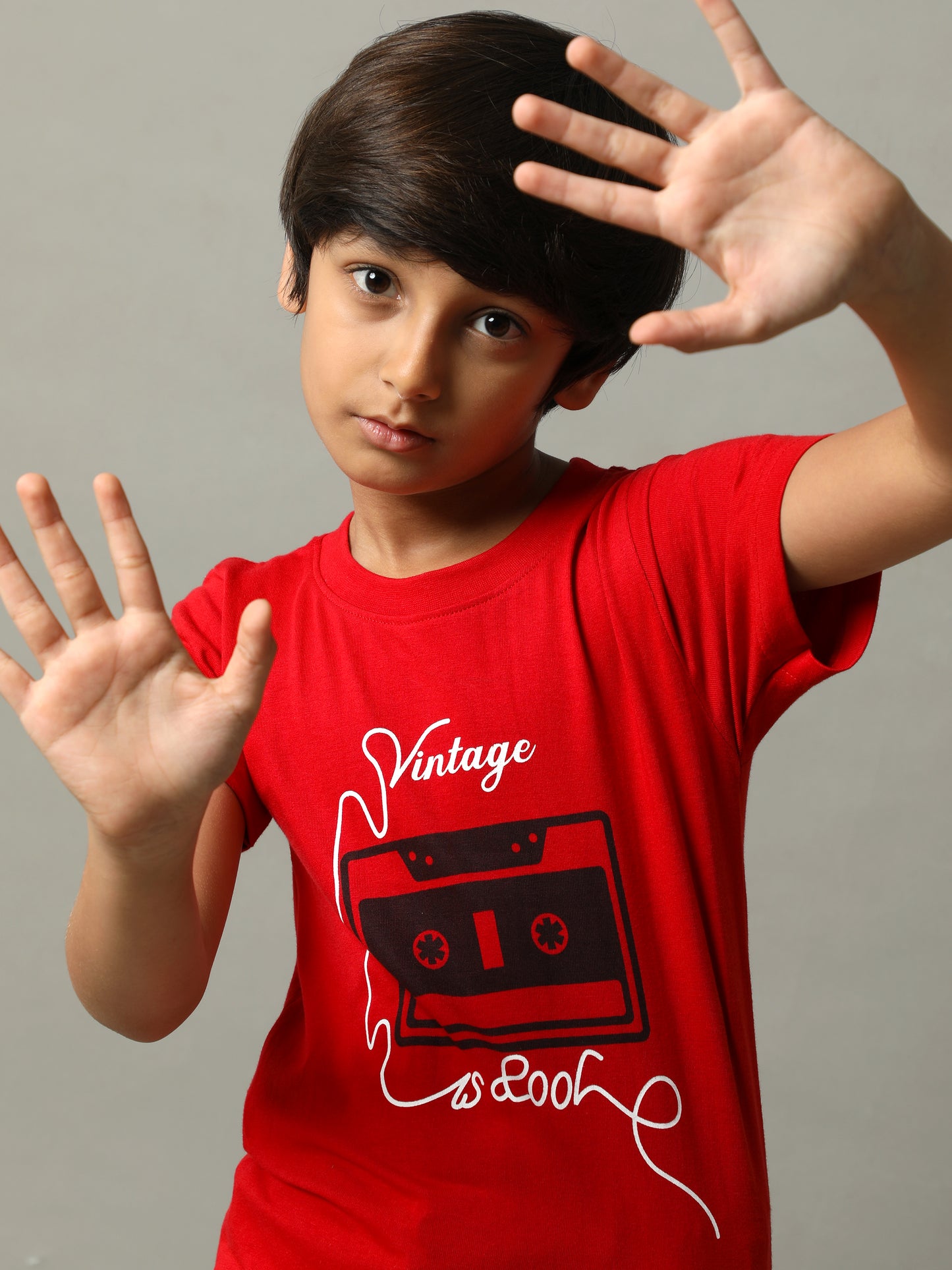 BOYS PRINTED COTTON T-SHIRT