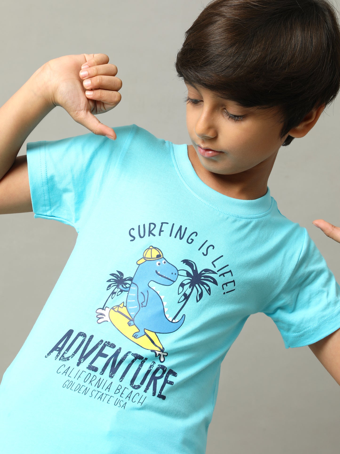 BOYS PRINTED COTTON T-SHIRT