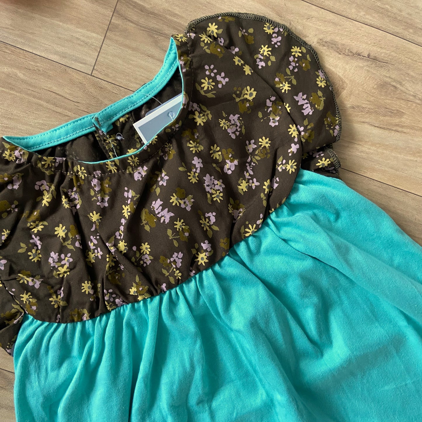 Girls Cotton Trendy Frill Sleeve Frock