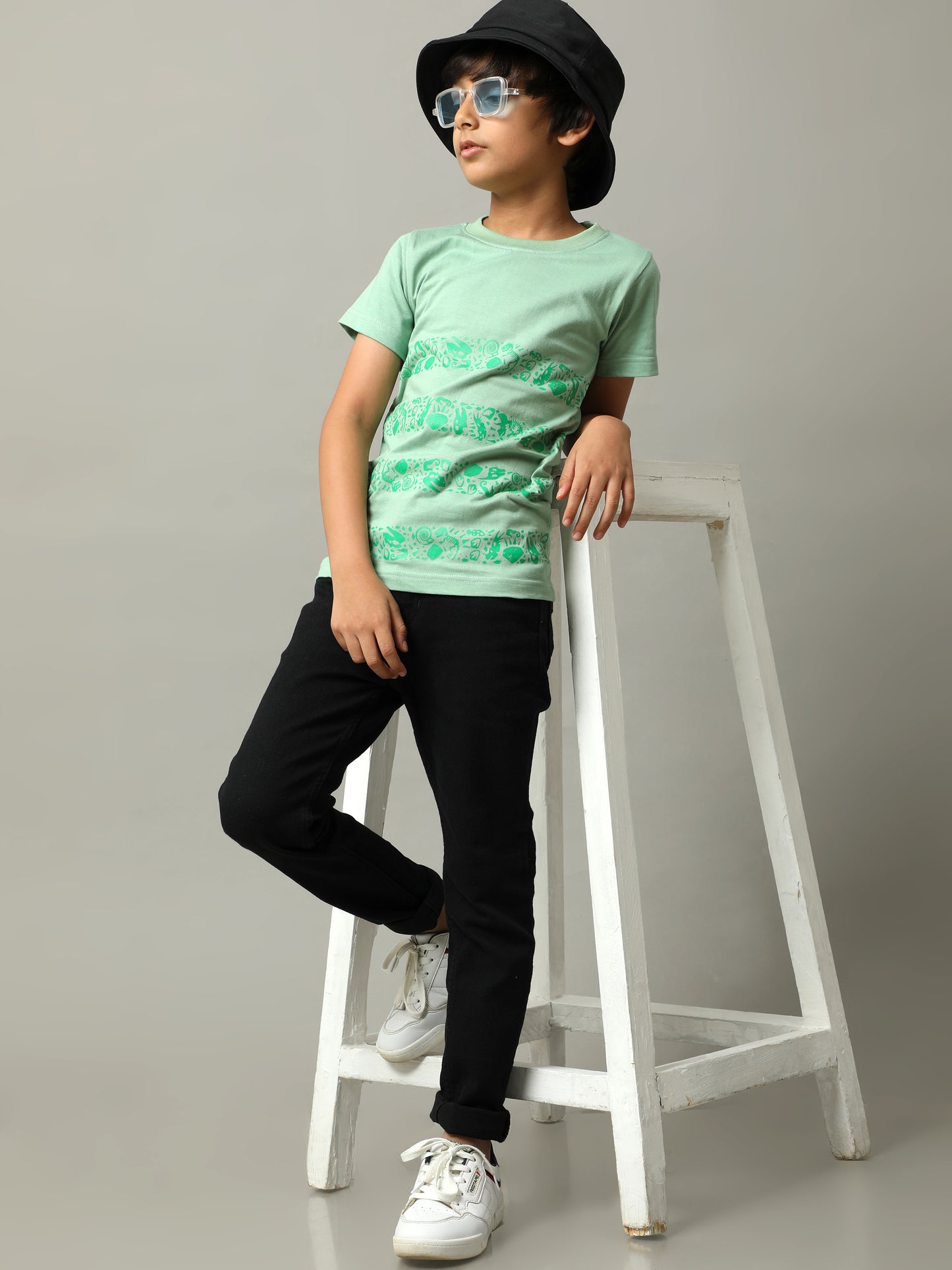 BOYS PRINTED COTTON T-SHIRT