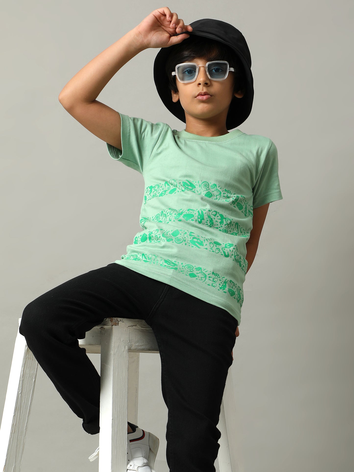 BOYS PRINTED COTTON T-SHIRT