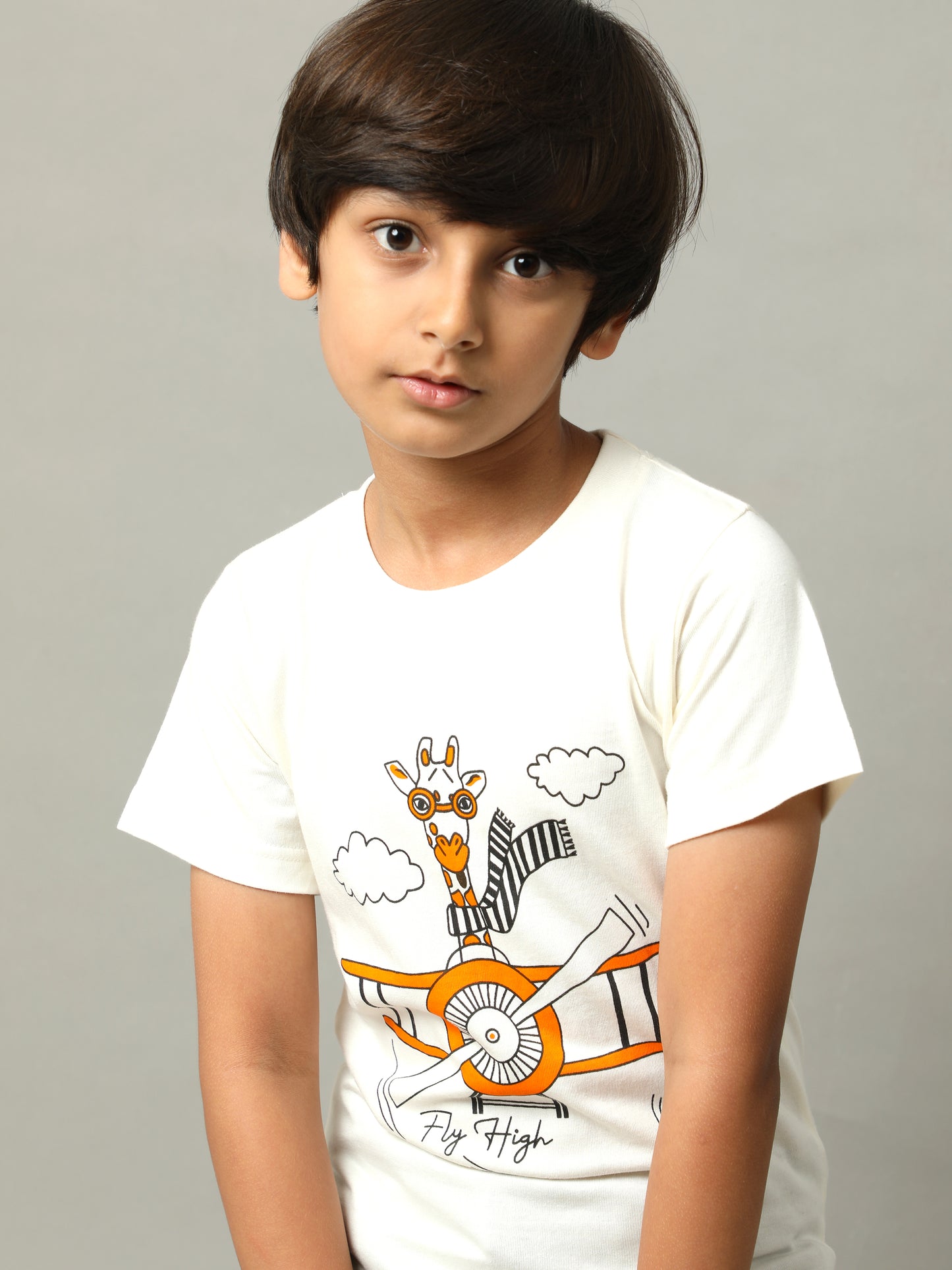 BOYS PRINTED COTTON T-SHIRT