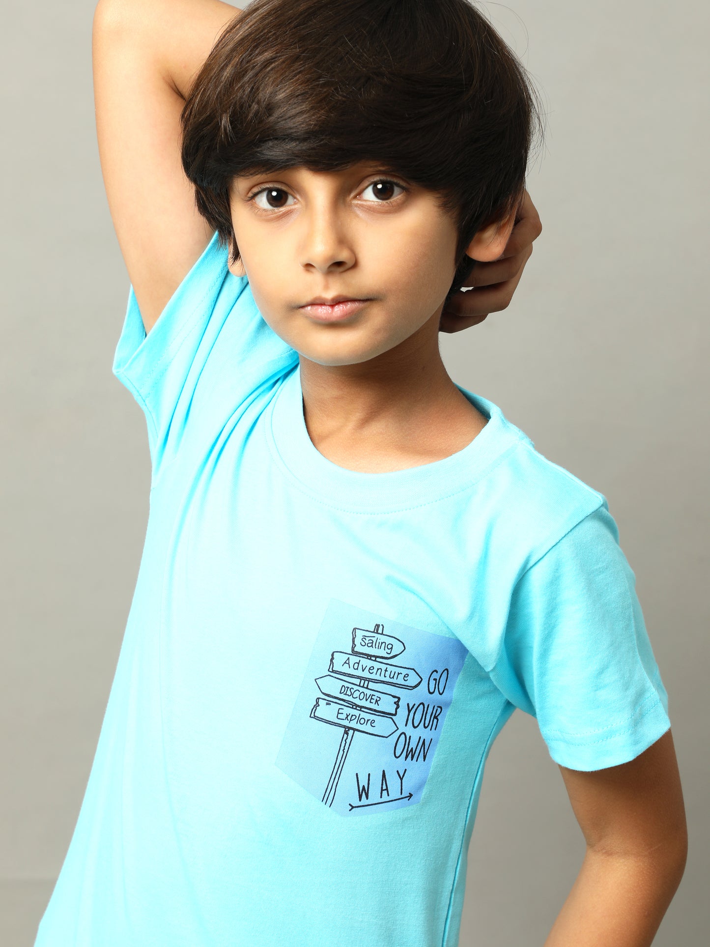 BOYS PRINTED COTTON T-SHIRT