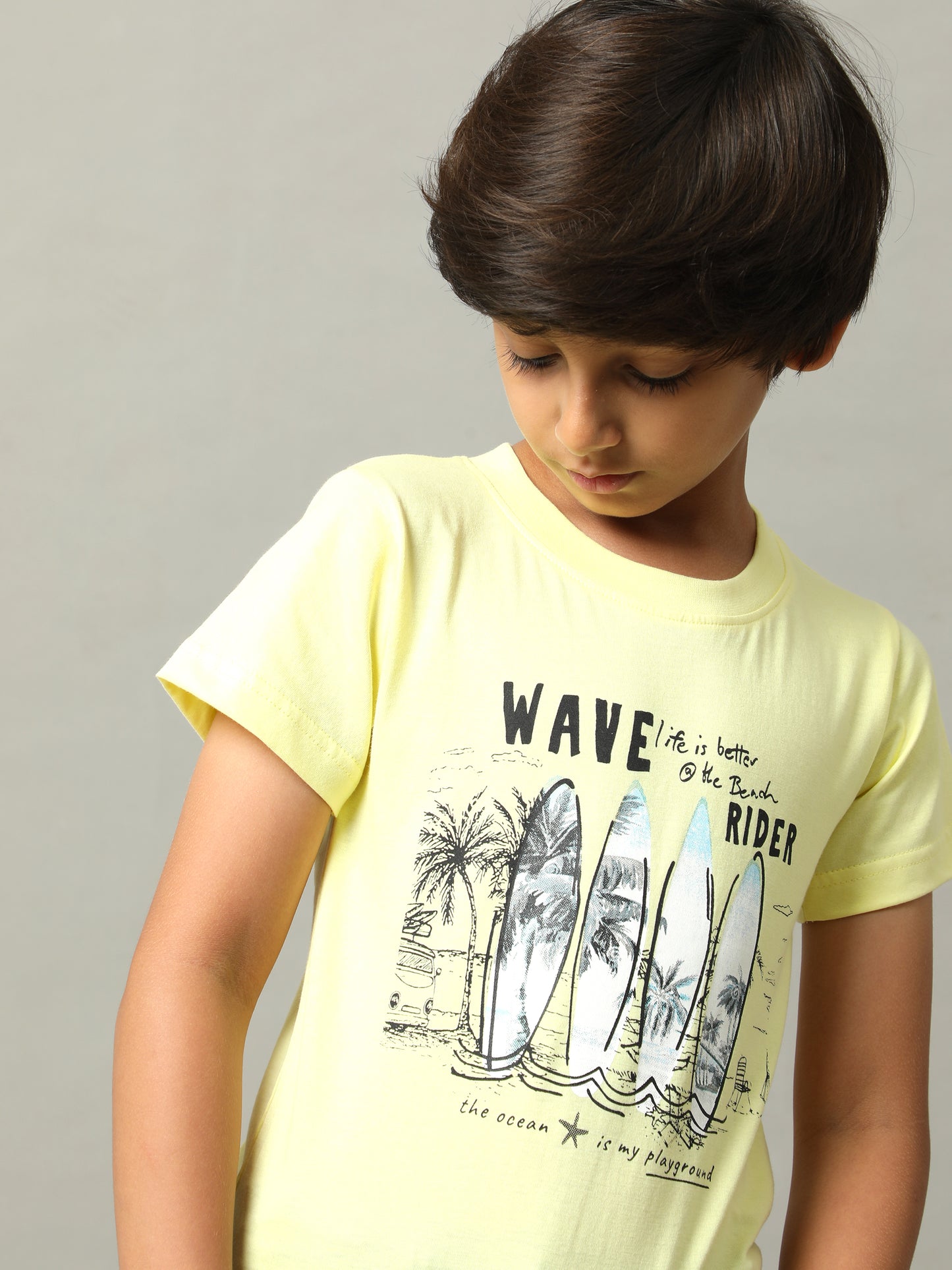 BOYS PRINTED COTTON T-SHIRT