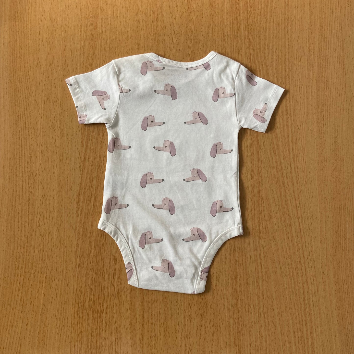 Organic Cotton Unisex Infant Romper with Cute Prints – Half Sleeve IP14