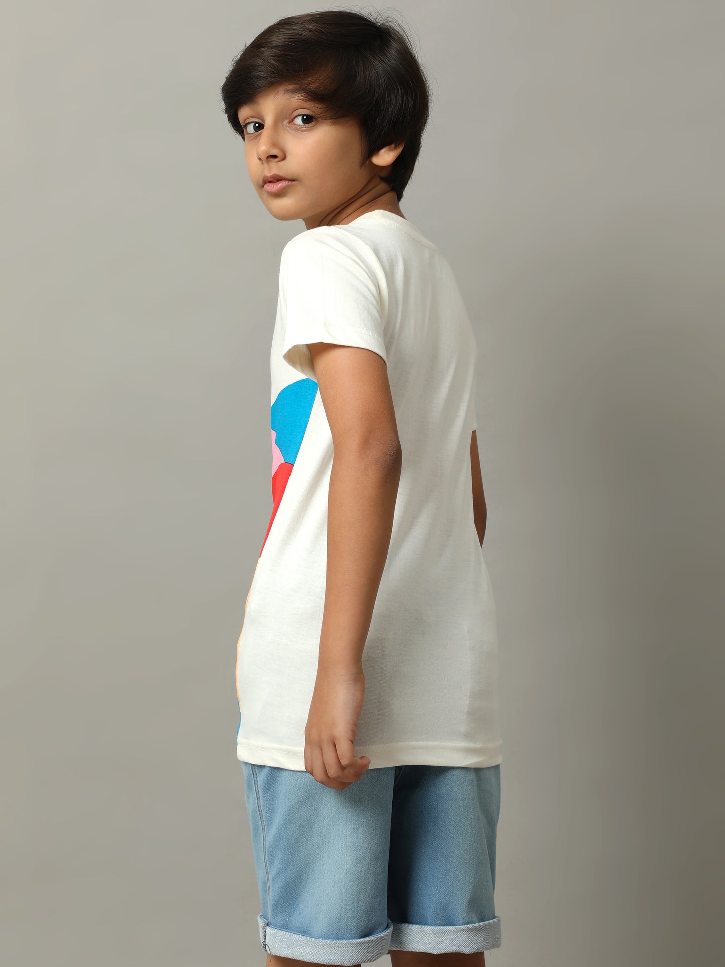 BOYS PRINTED COTTON T-SHIRT
