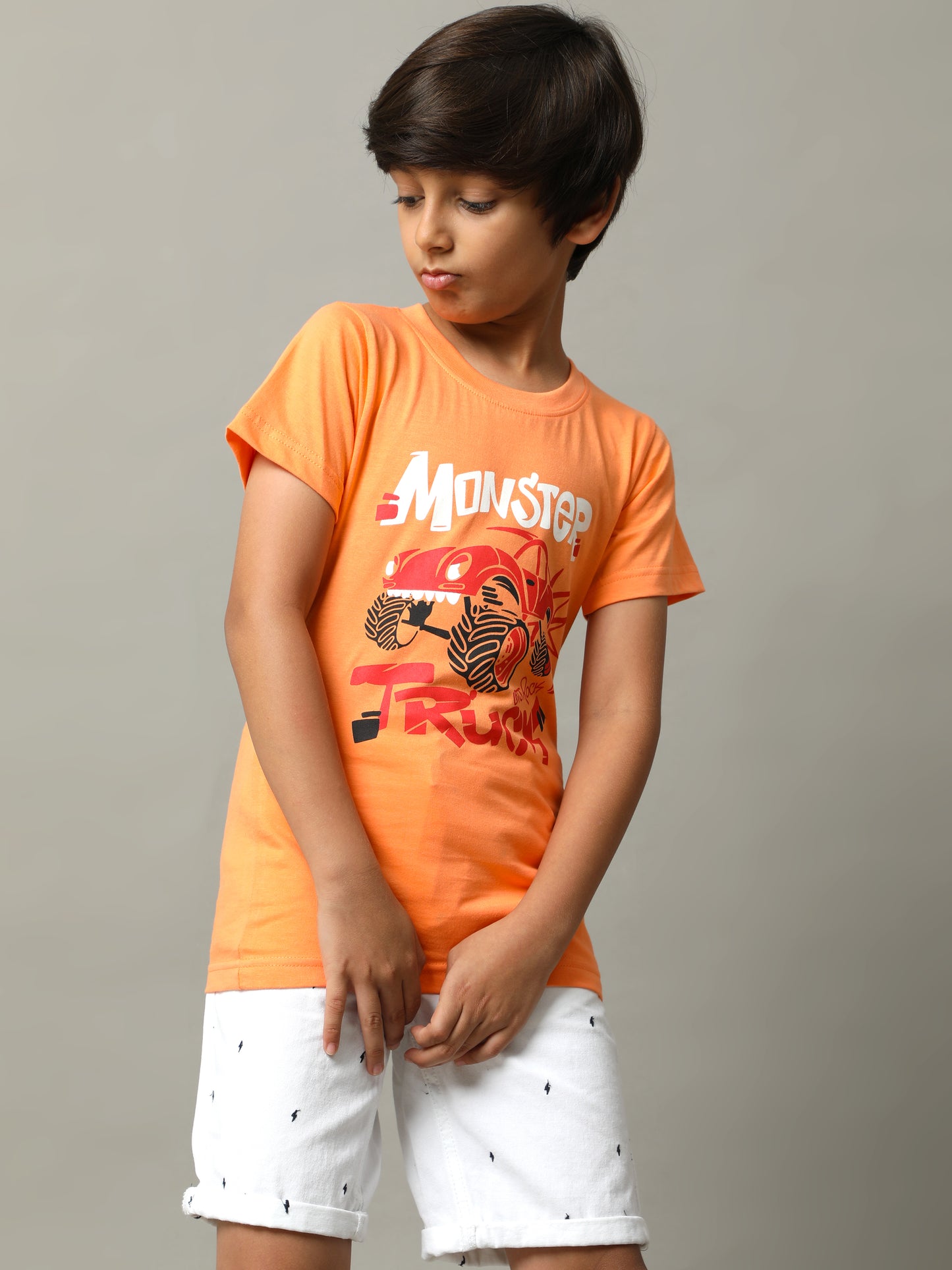BOYS PRINTED COTTON T-SHIRT