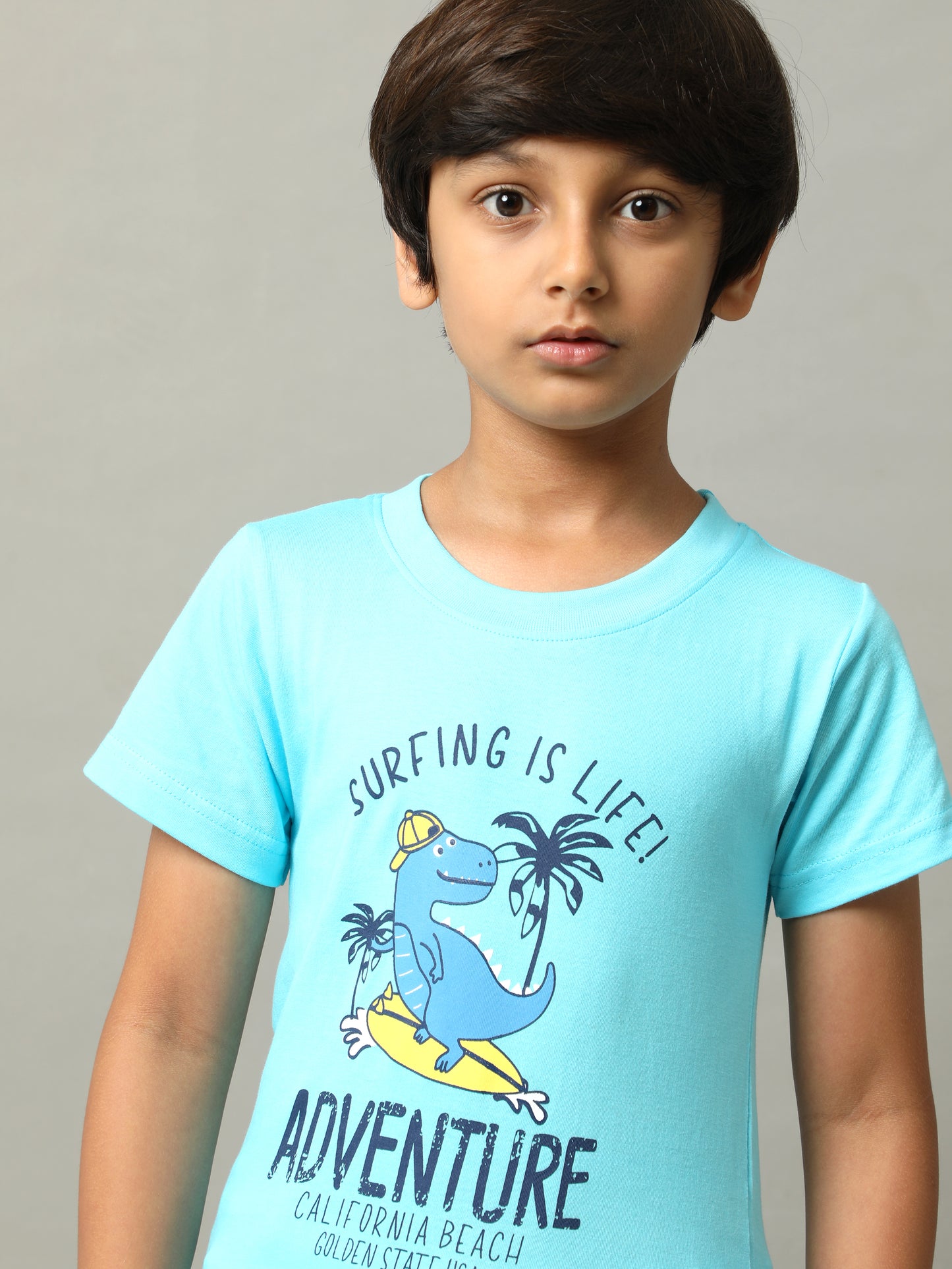 BOYS PRINTED COTTON T-SHIRT
