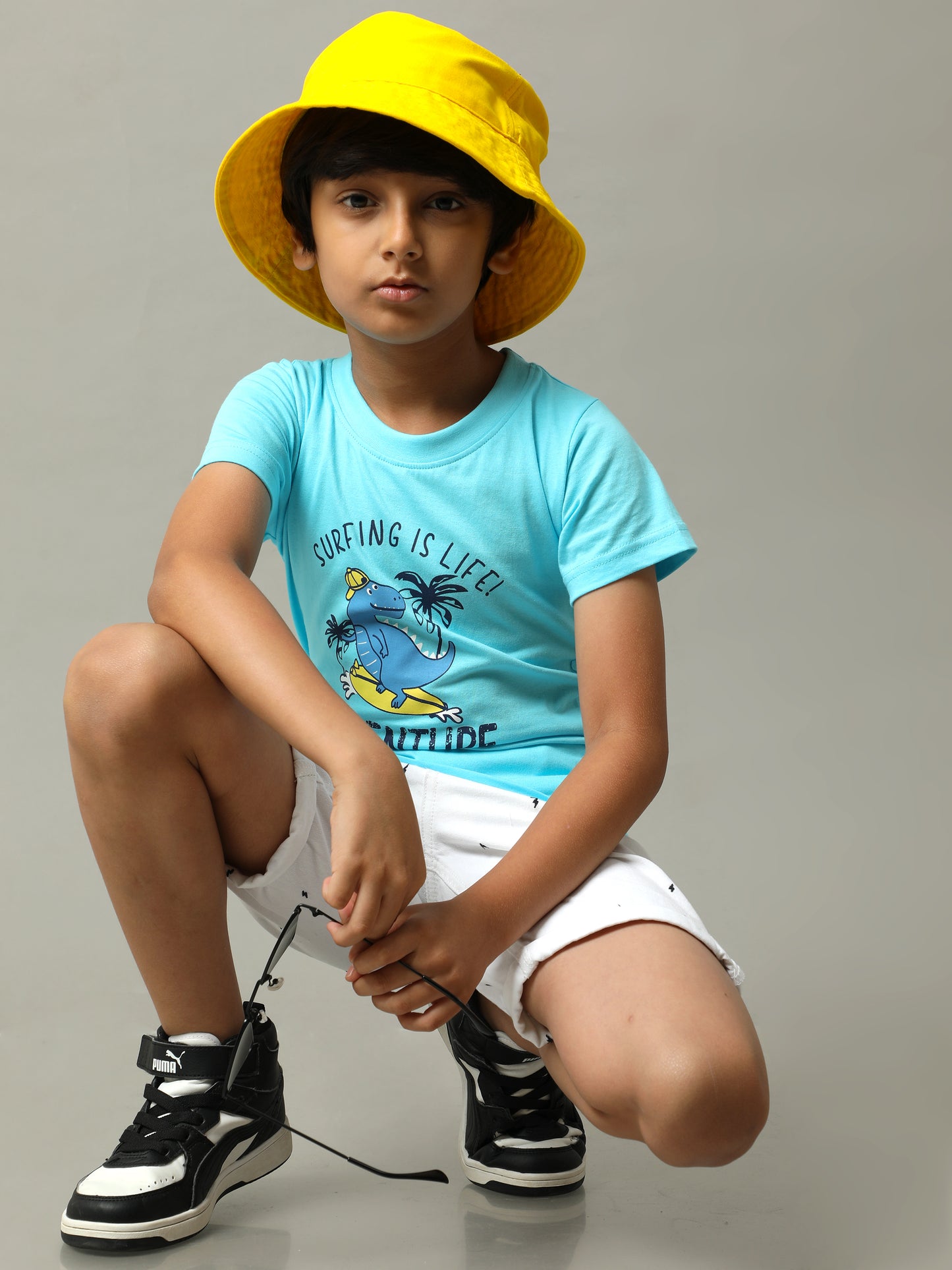 BOYS PRINTED COTTON T-SHIRT