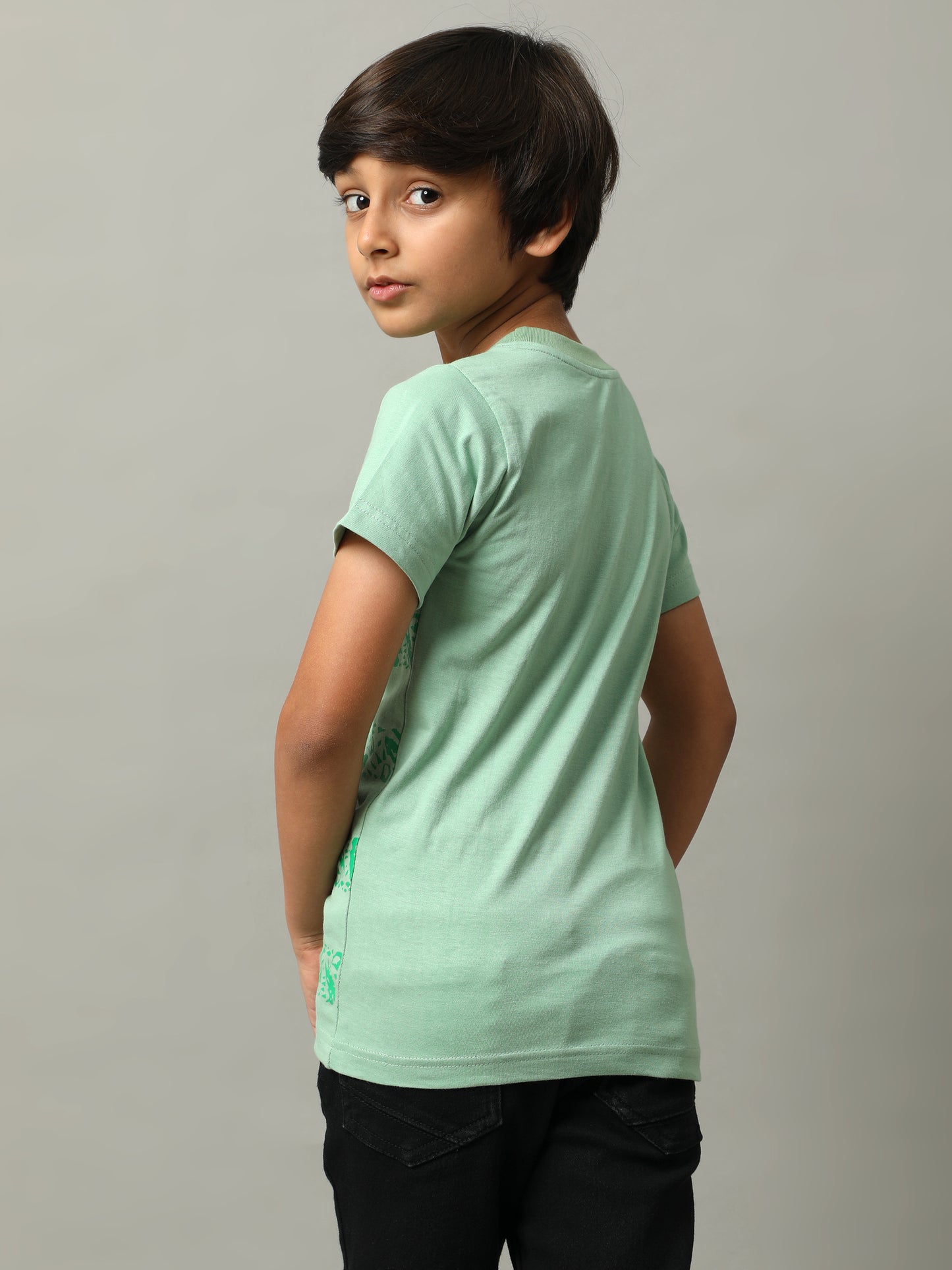 BOYS PRINTED COTTON T-SHIRT