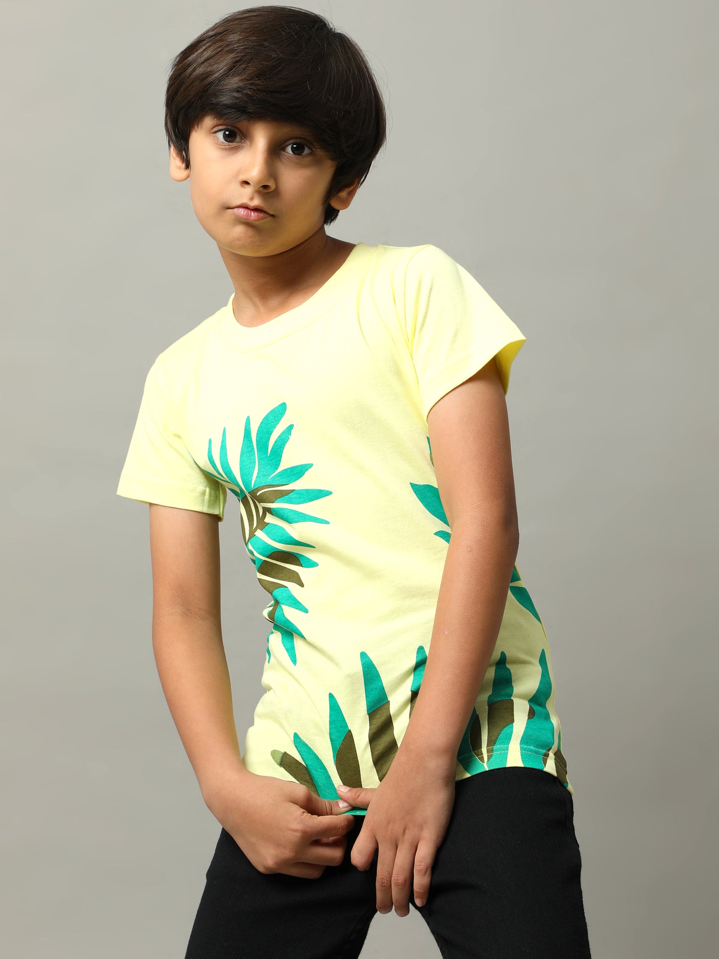 BOYS PRINTED COTTON T-SHIRT