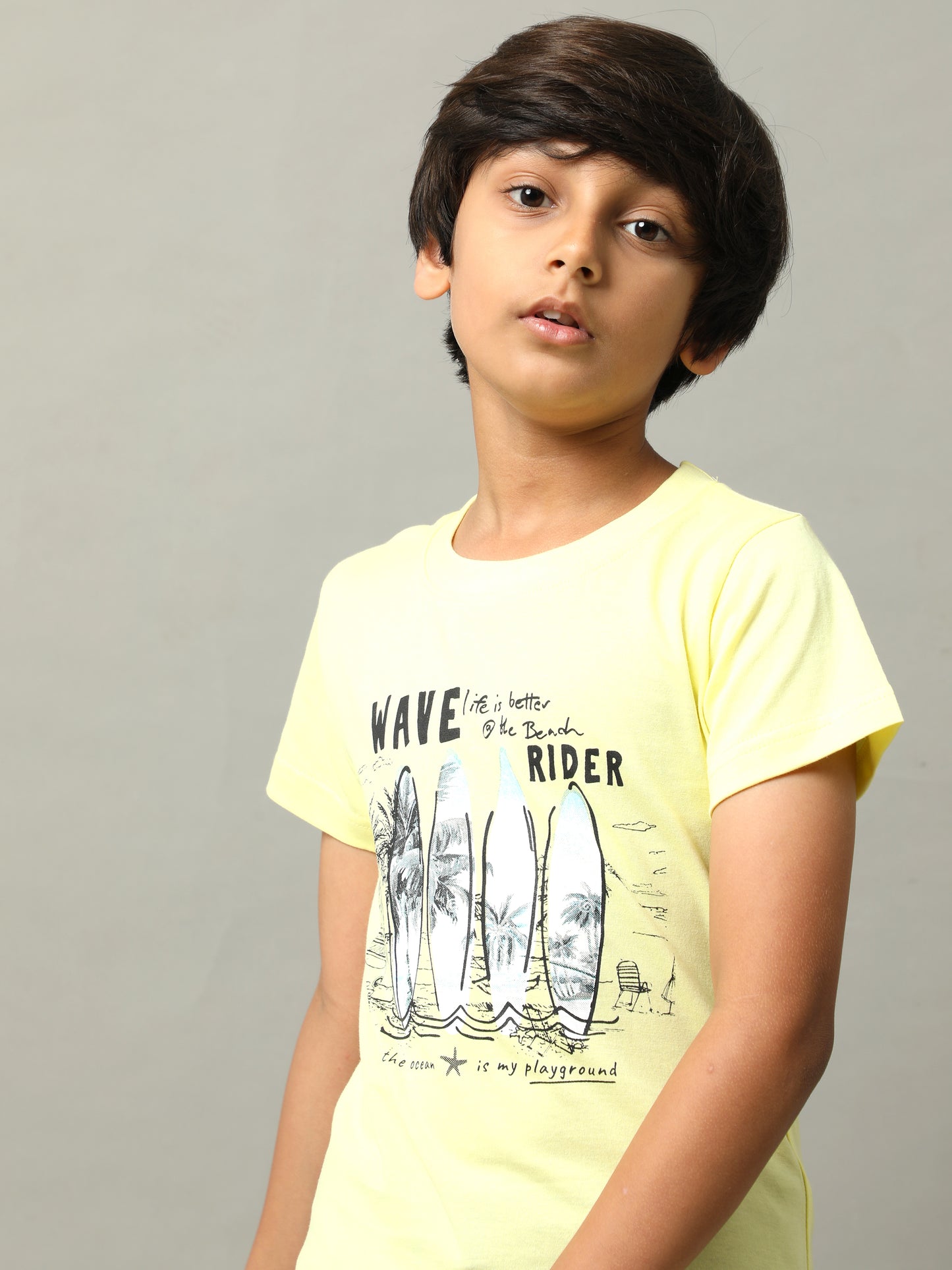 BOYS PRINTED COTTON T-SHIRT
