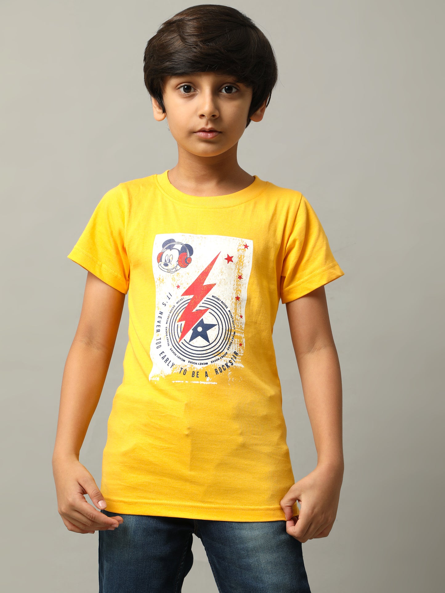 BOYS PRINTED COTTON T-SHIRT