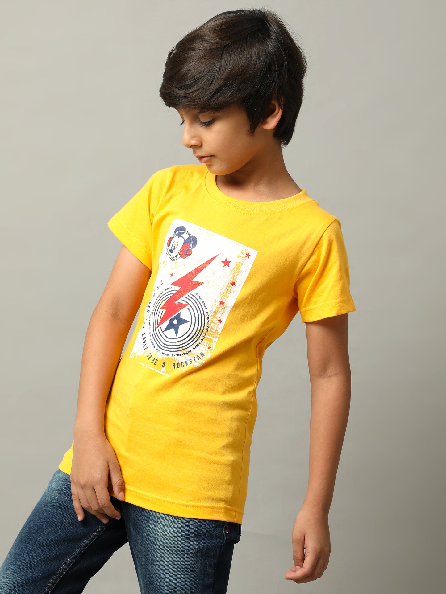 BOYS PRINTED COTTON T-SHIRT