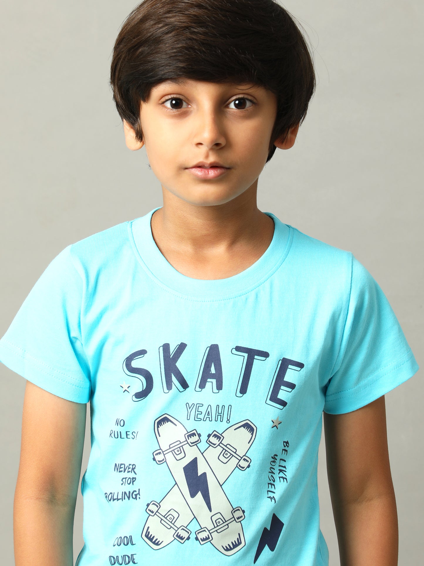 BOYS PRINTED COTTON T-SHIRT