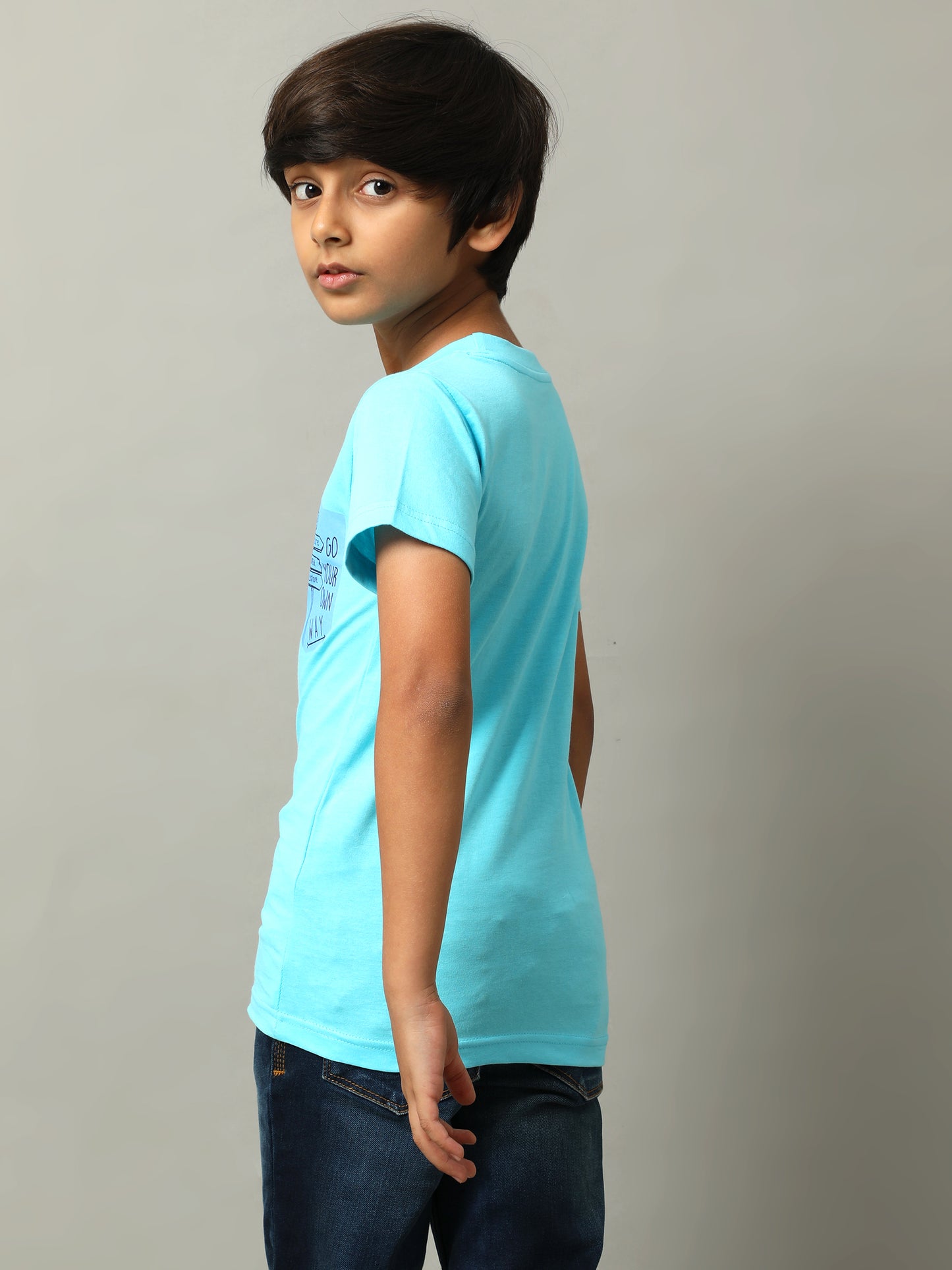 BOYS PRINTED COTTON T-SHIRT