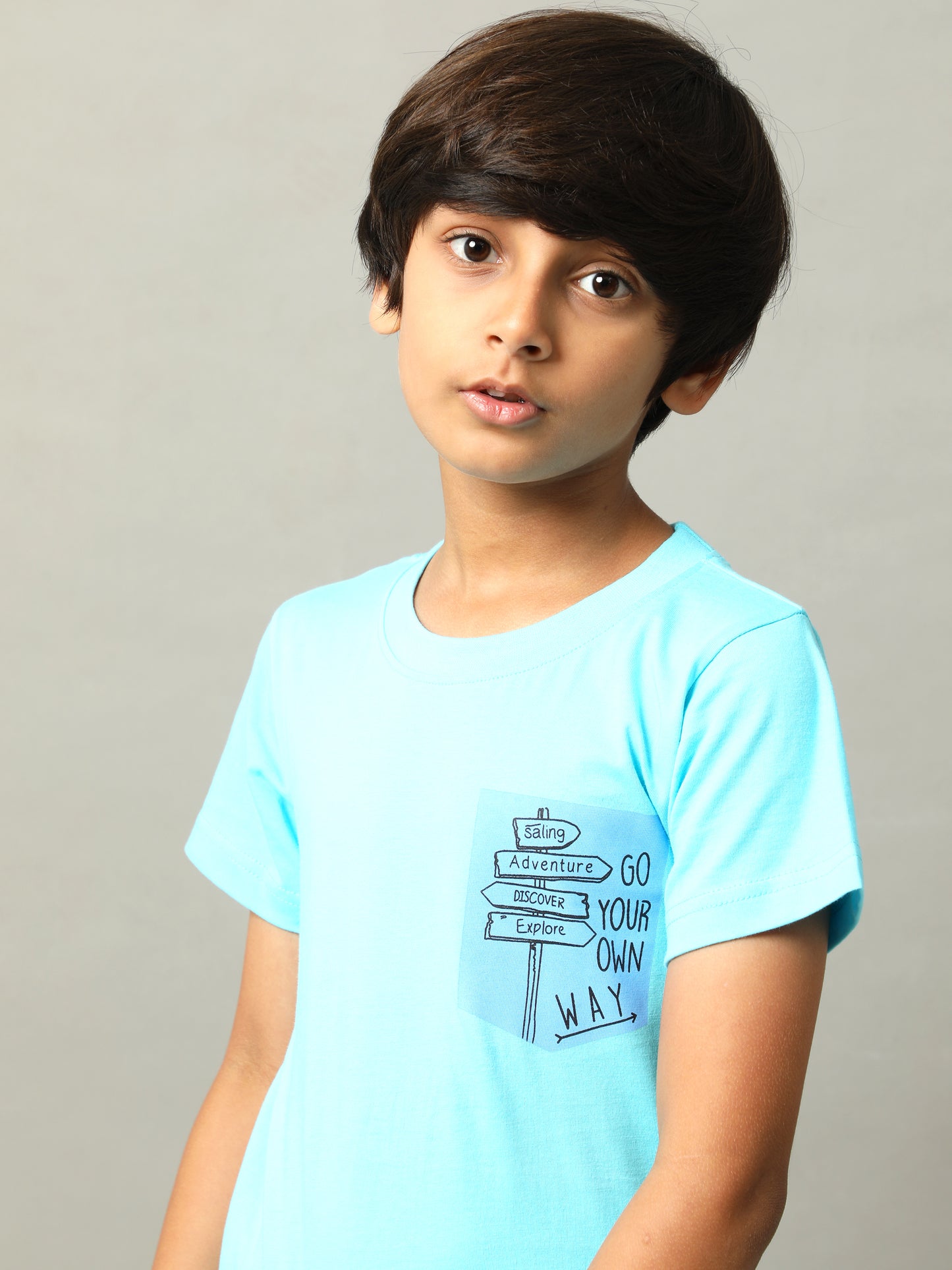 BOYS PRINTED COTTON T-SHIRT