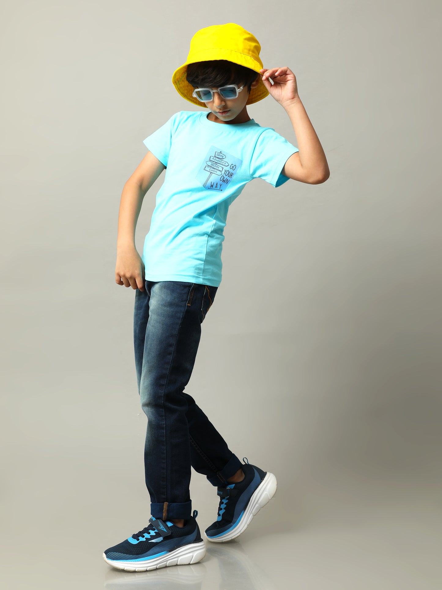 BOYS PRINTED COTTON T-SHIRT