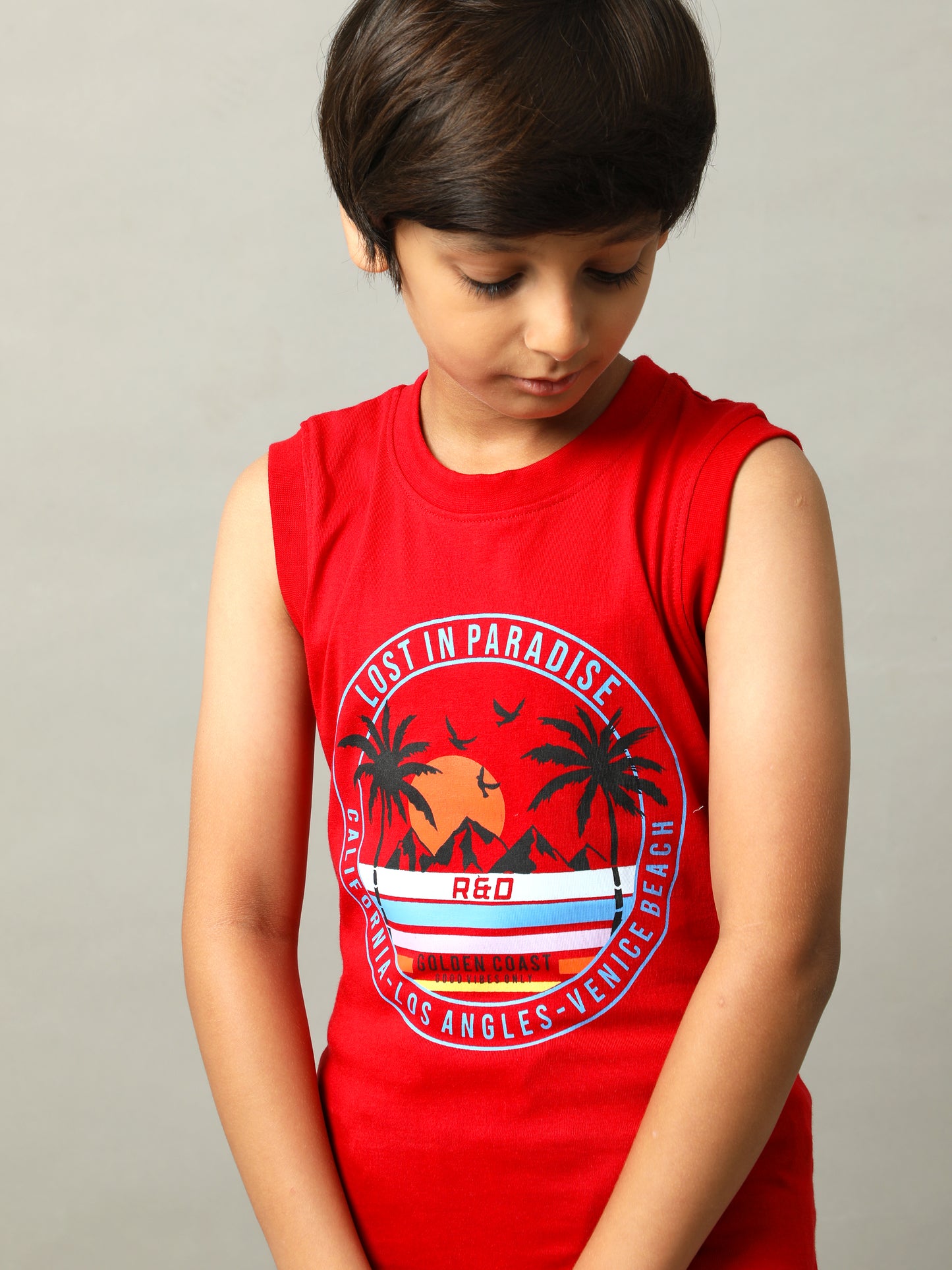 BOYS PRINTED COTTON T-SHIRT