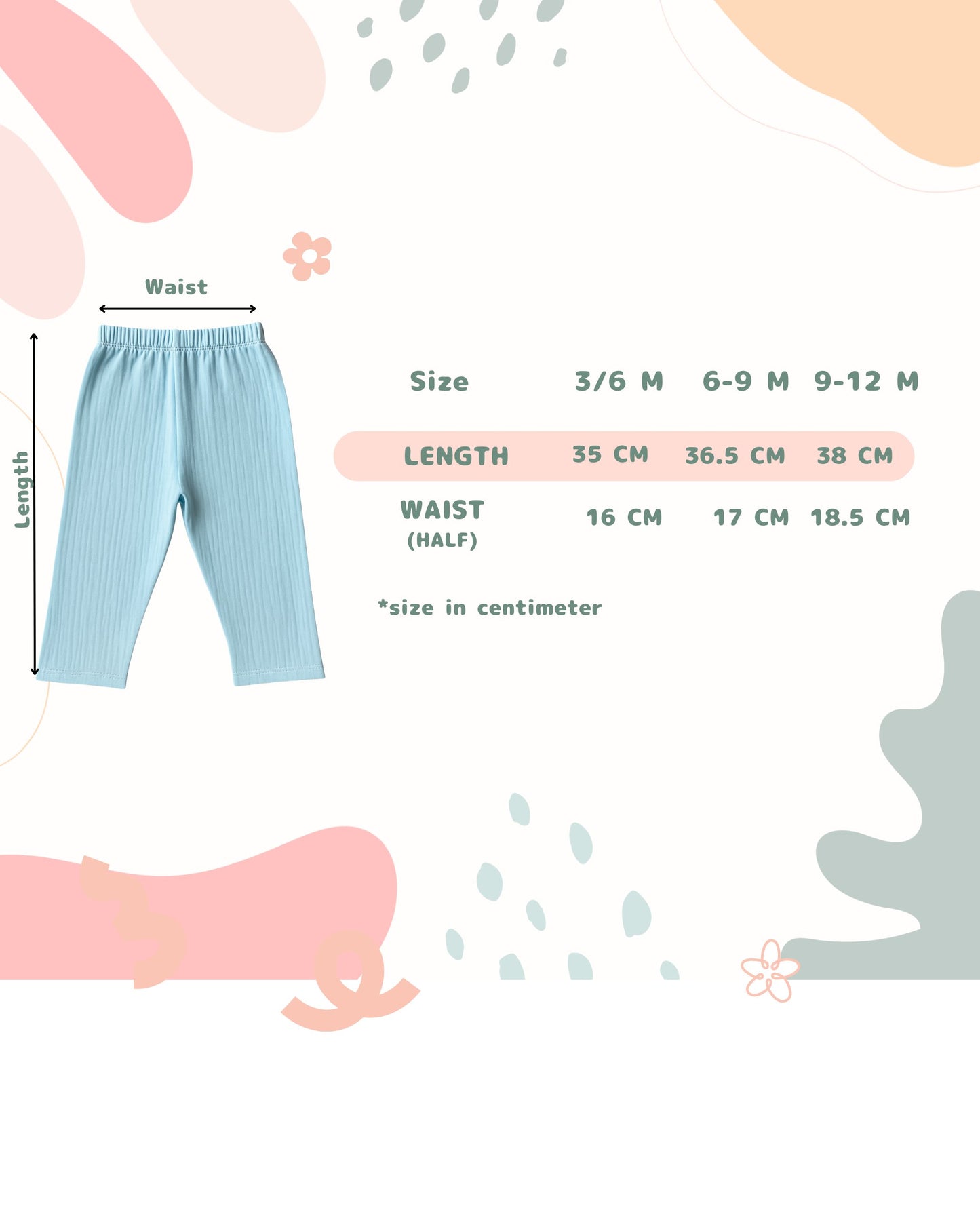 Organic cotton muslin crinkle fabric unisex pant IP22