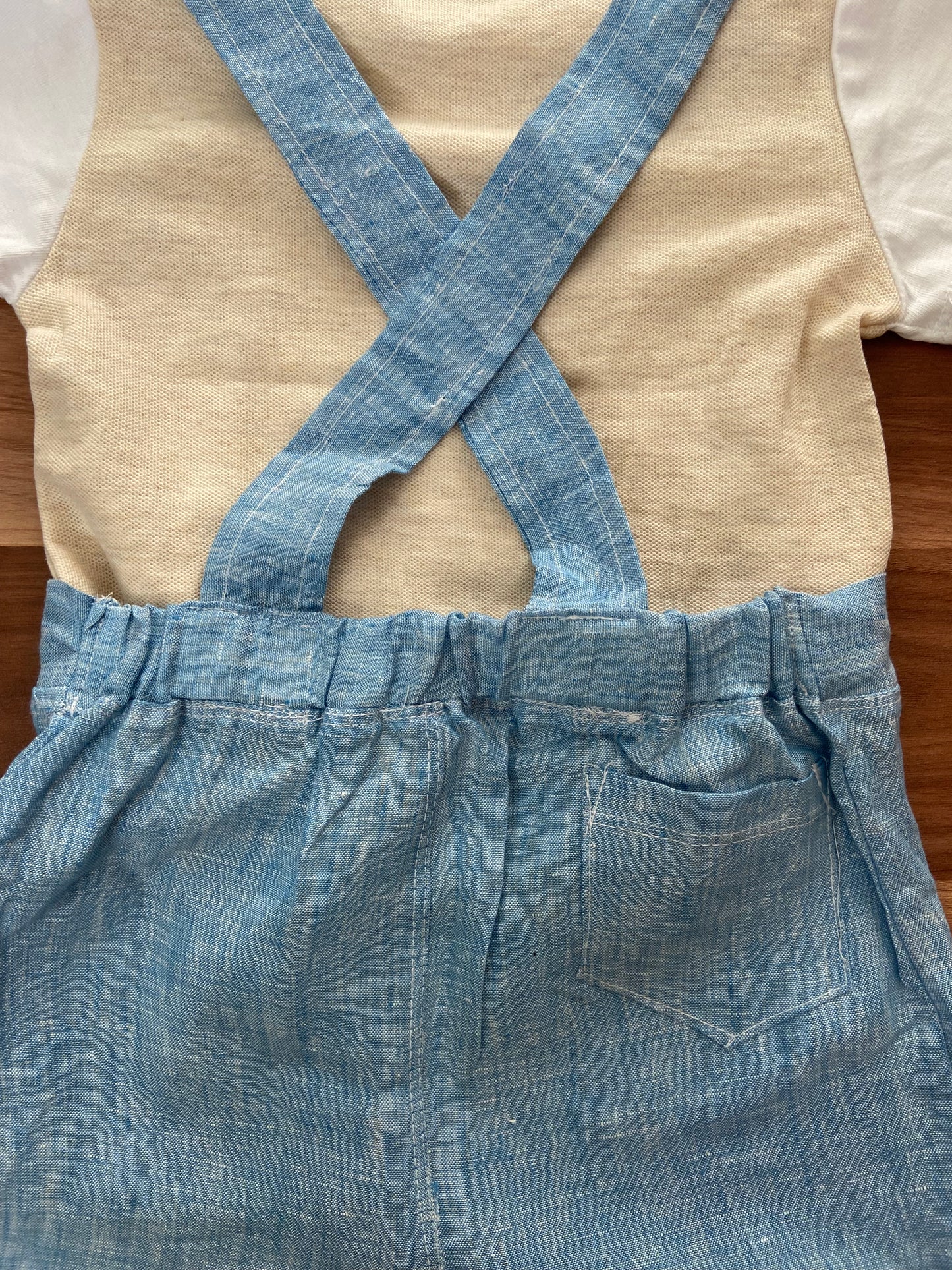 Unisex Dungaree with T shirt set IP27