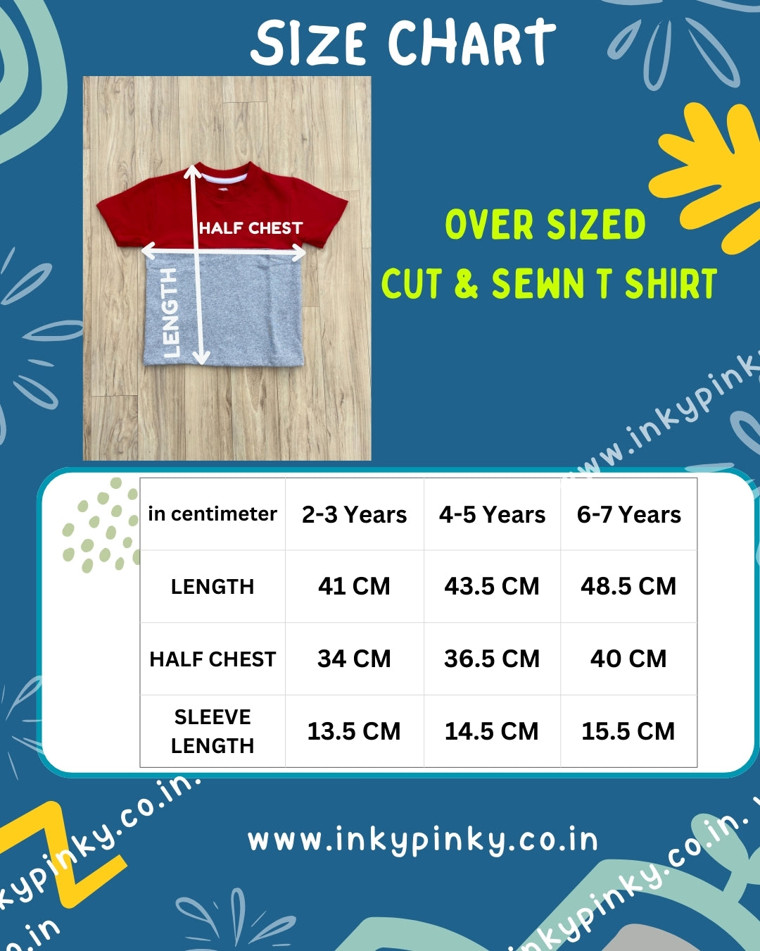 Girls Over Sized Cut & Sewn T-Shirt IP24