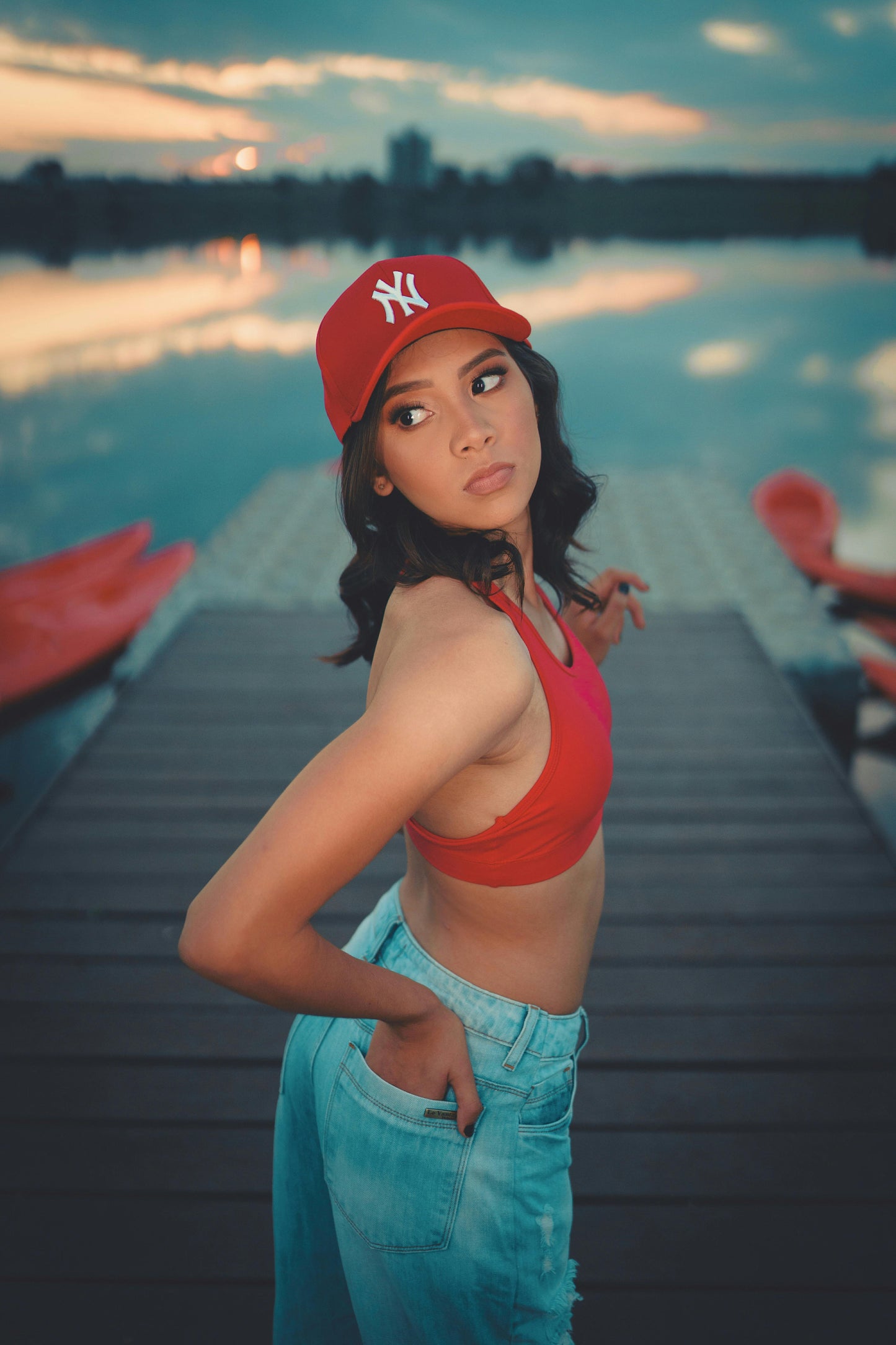 Power Play Lycra Racer Crop