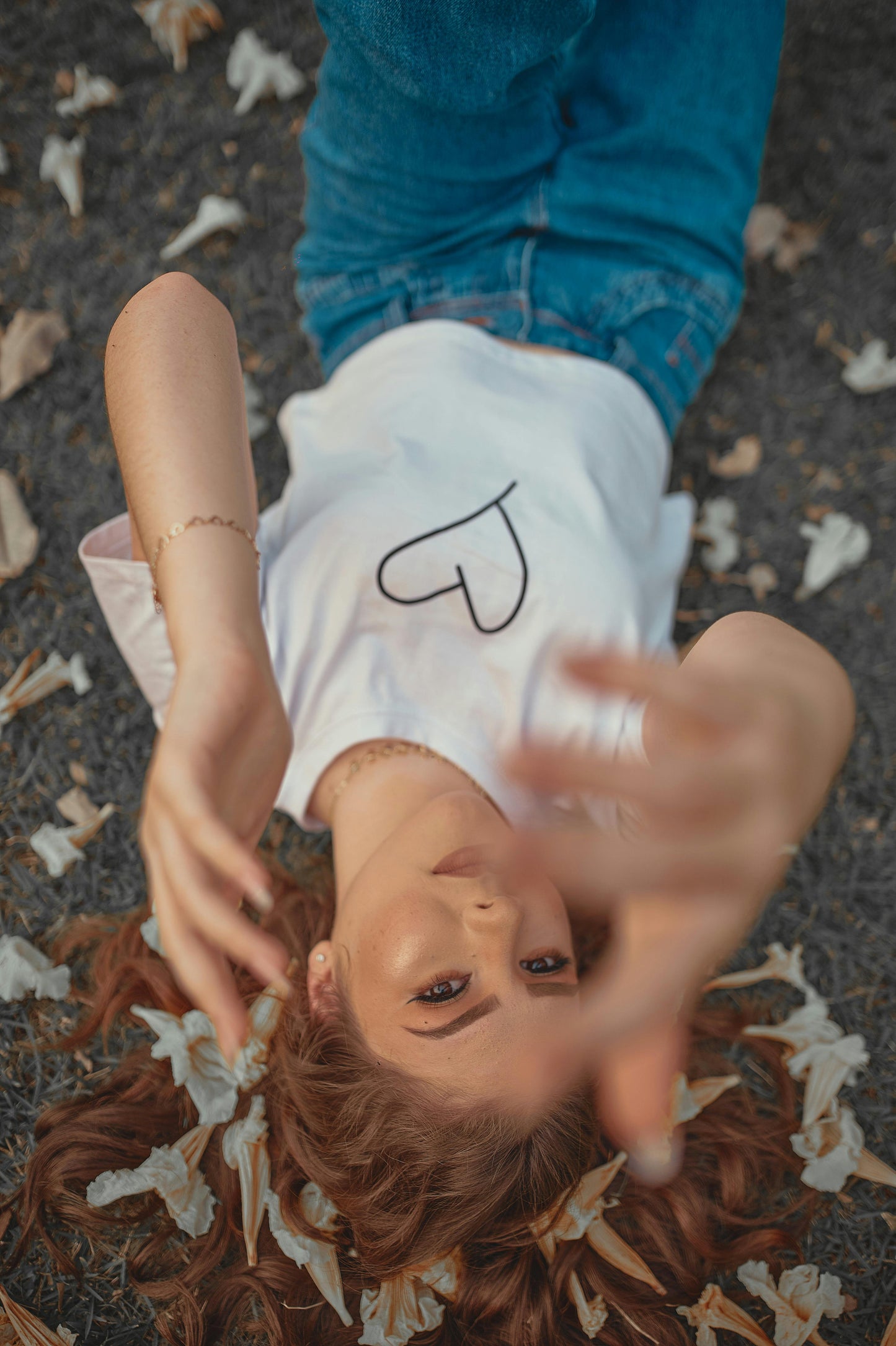 Crushing Printed Cotton T-Shirt