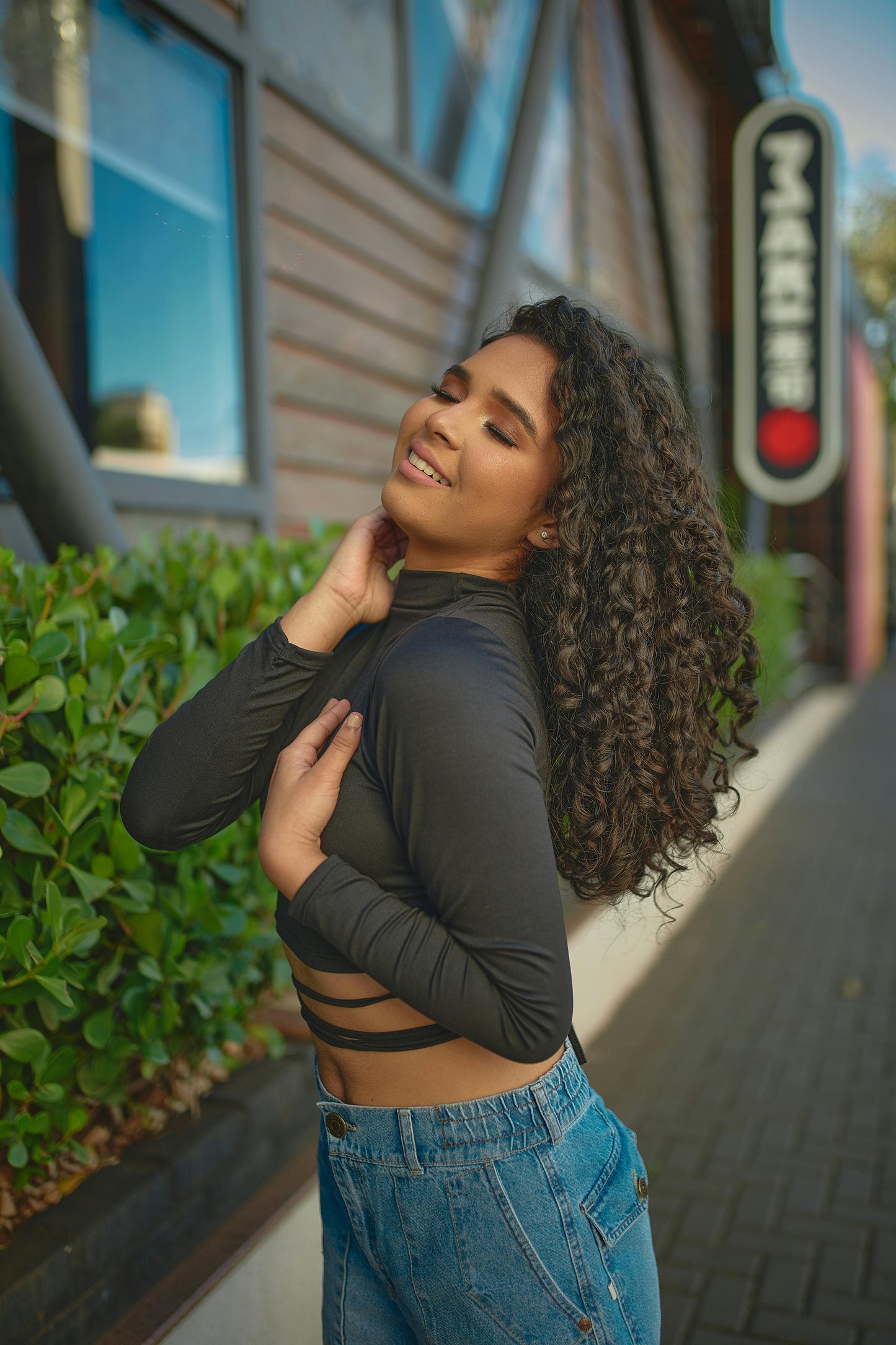 Twist & Slay Lycra Wrap Crop Top