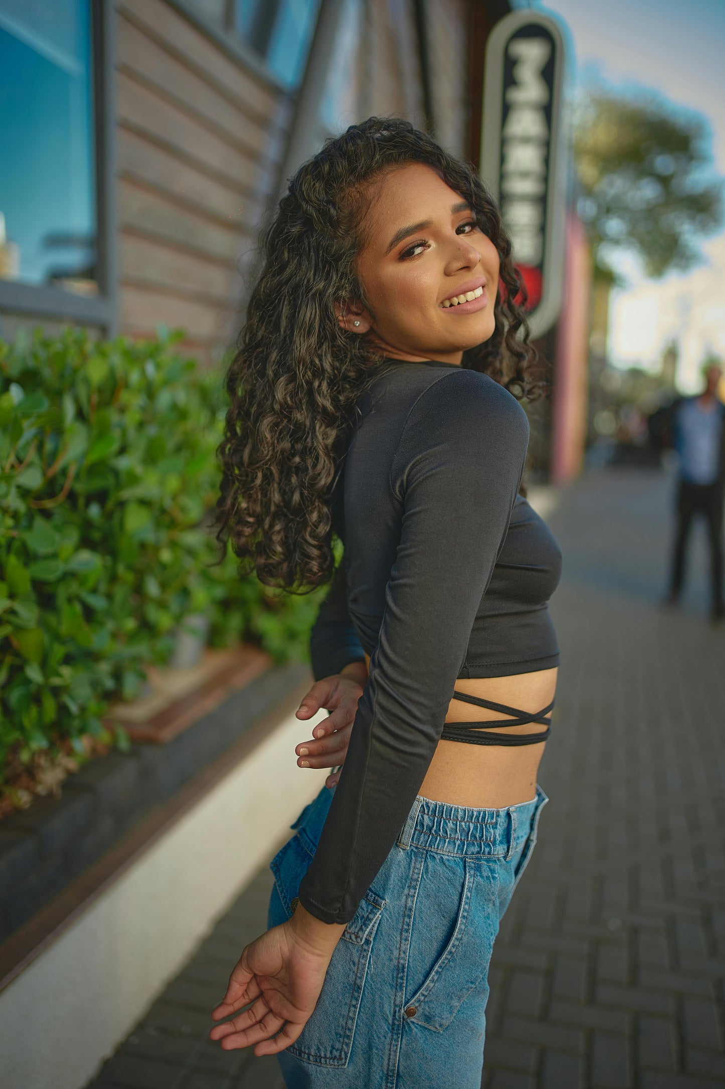 Twist & Slay Lycra Wrap Crop Top
