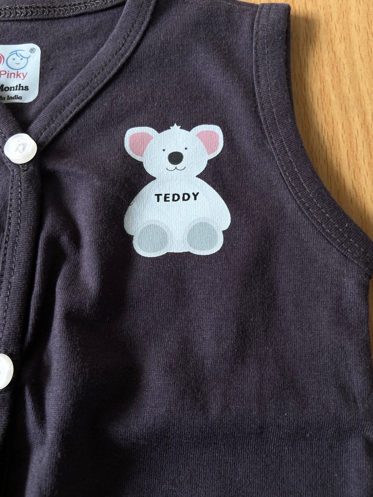 Cotton Printed Sleeveless Jhabla & Shorts Set - IP16