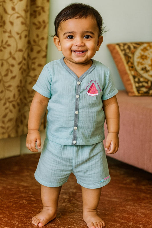 Organic Cotton Unisex Muslin Co-Ord Premium Cotton