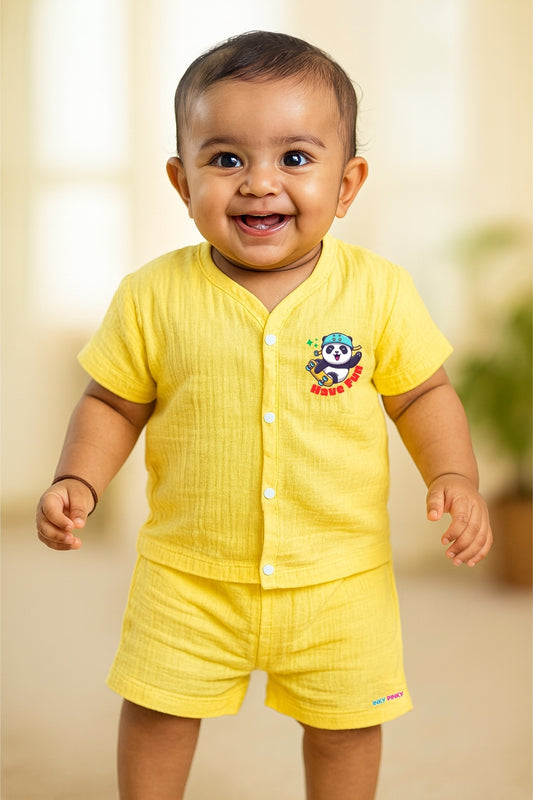 Organic Cotton Unisex Muslin Co-Ord Premium Cotton