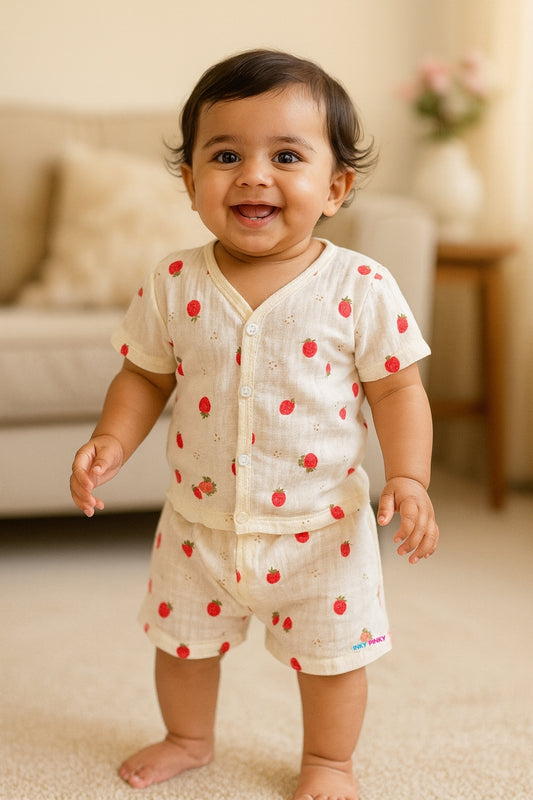Organic Cotton Unisex Muslin Co-Ord Premium Cotton