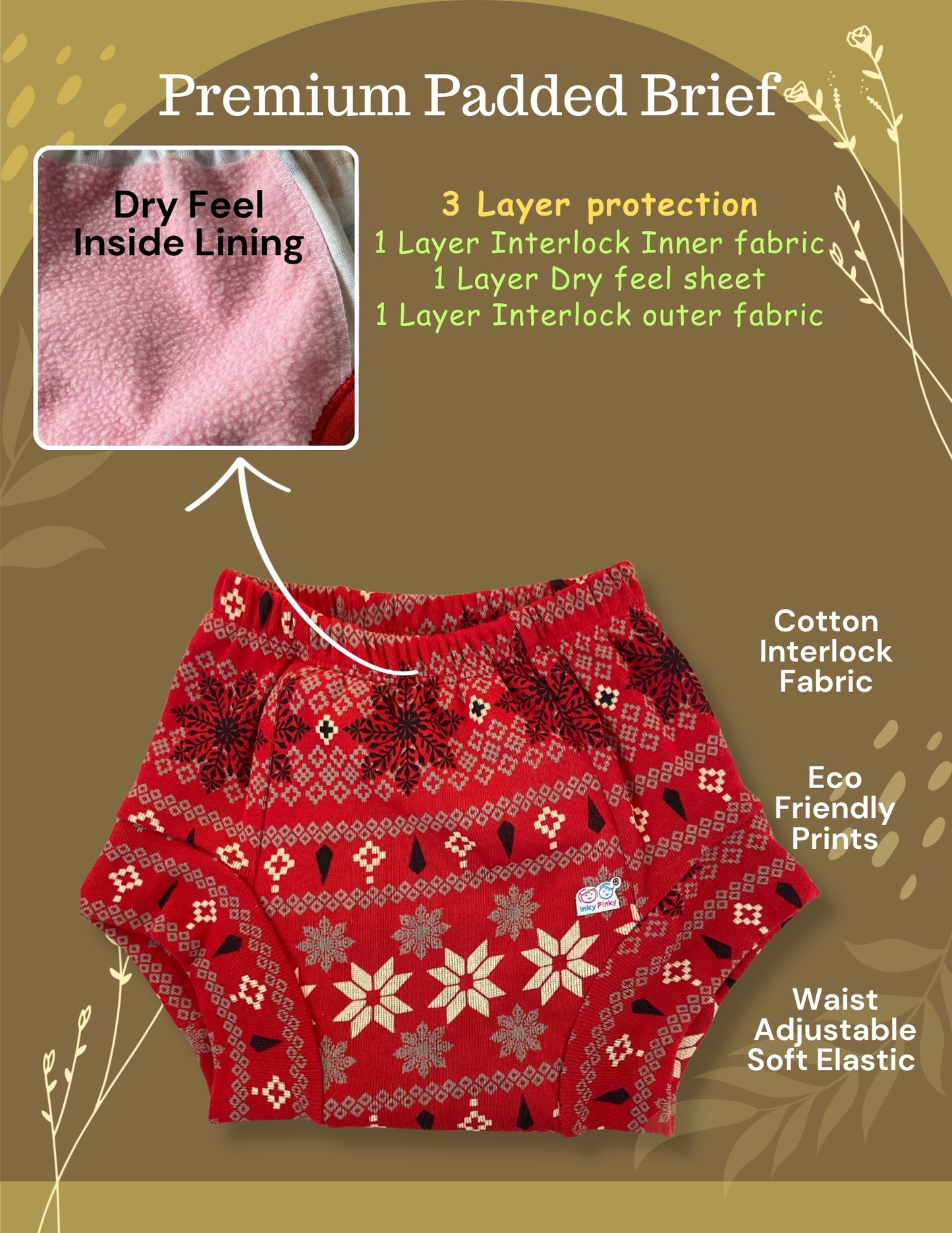 Unisex Padded Brief / Underwear IP25