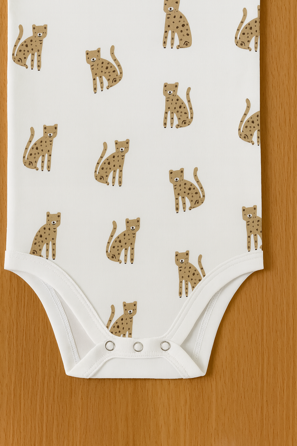 Organic Cotton Unisex Infant Romper with Cute Prints – Half Sleeve IP14