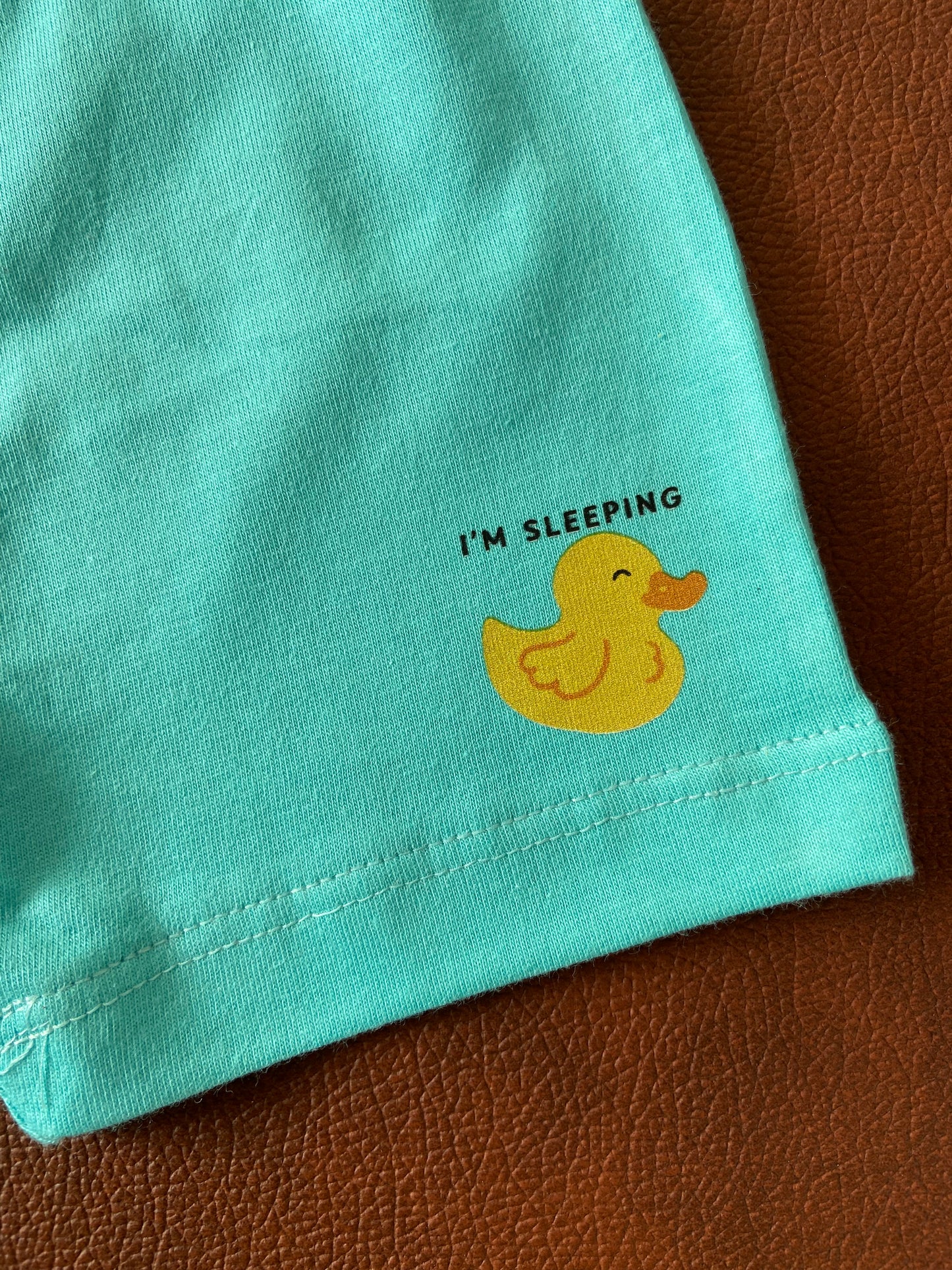 Cotton Printed Sleeveless Jhabla & Shorts Set - IP16