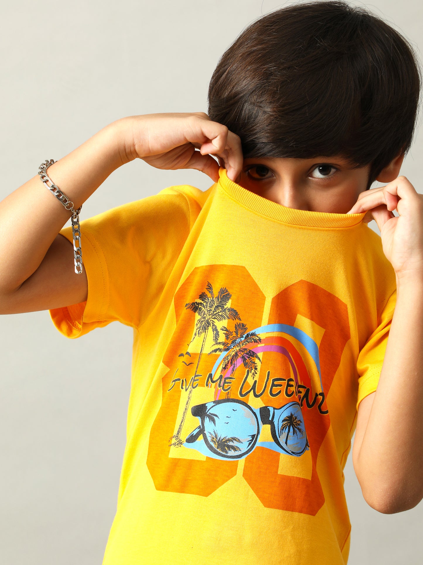 BOYS PRINTED COTTON T-SHIRT