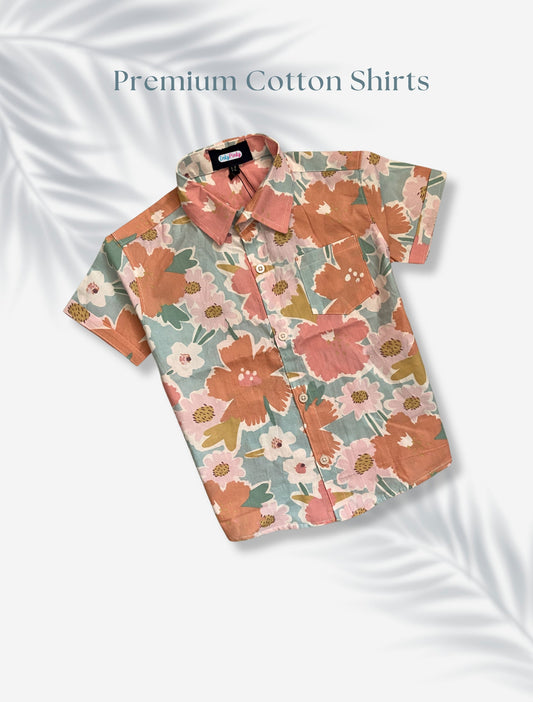Premium Kids Cotton Printed Shirts