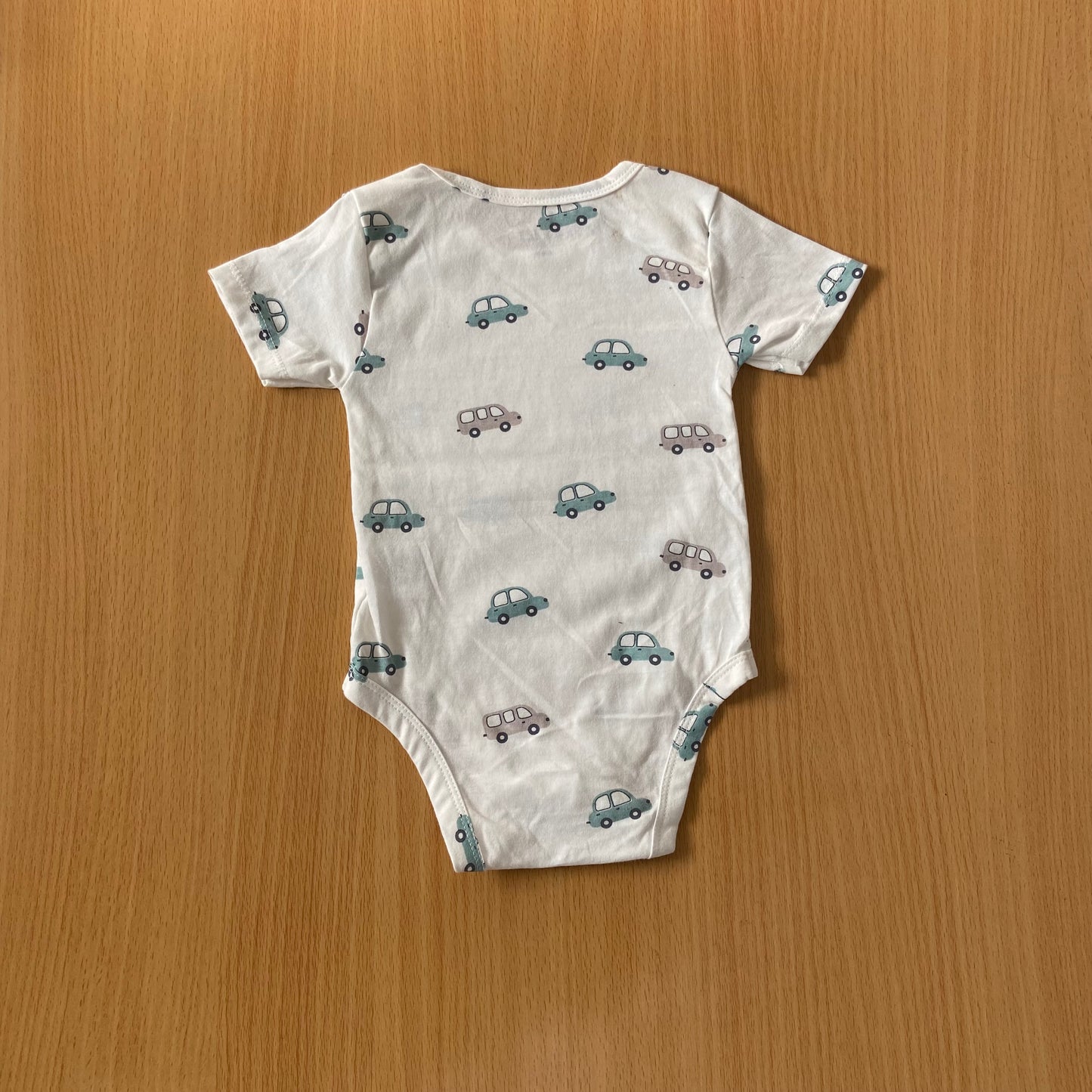 Organic Cotton Unisex Infant Romper with Cute Prints – Half Sleeve IP14