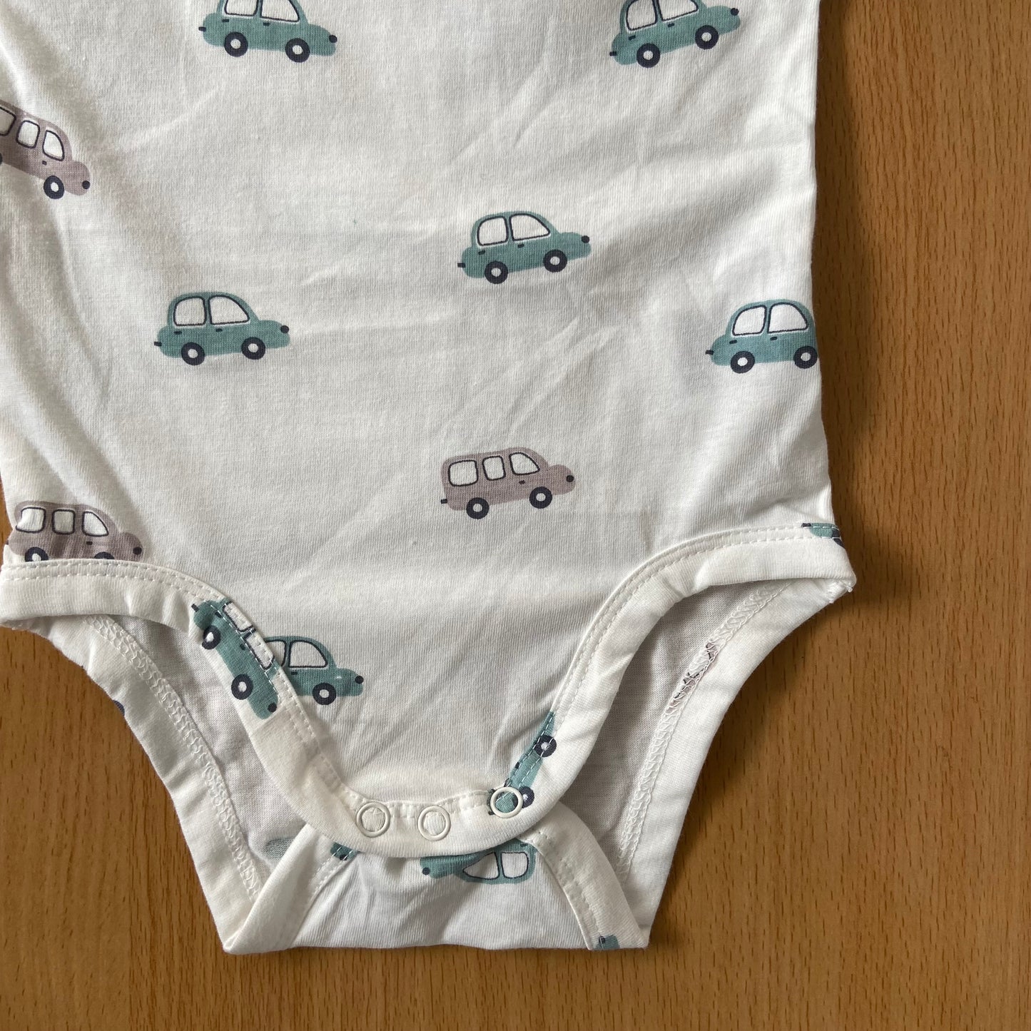 Organic Cotton Unisex Infant Romper with Cute Prints – Half Sleeve IP14