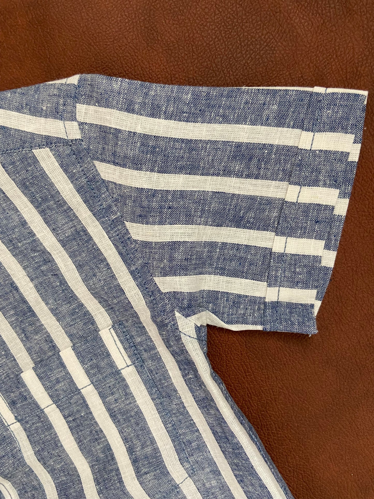 Unisex Kids Linen Cotton Half Sleeve Woven Shirt IP15