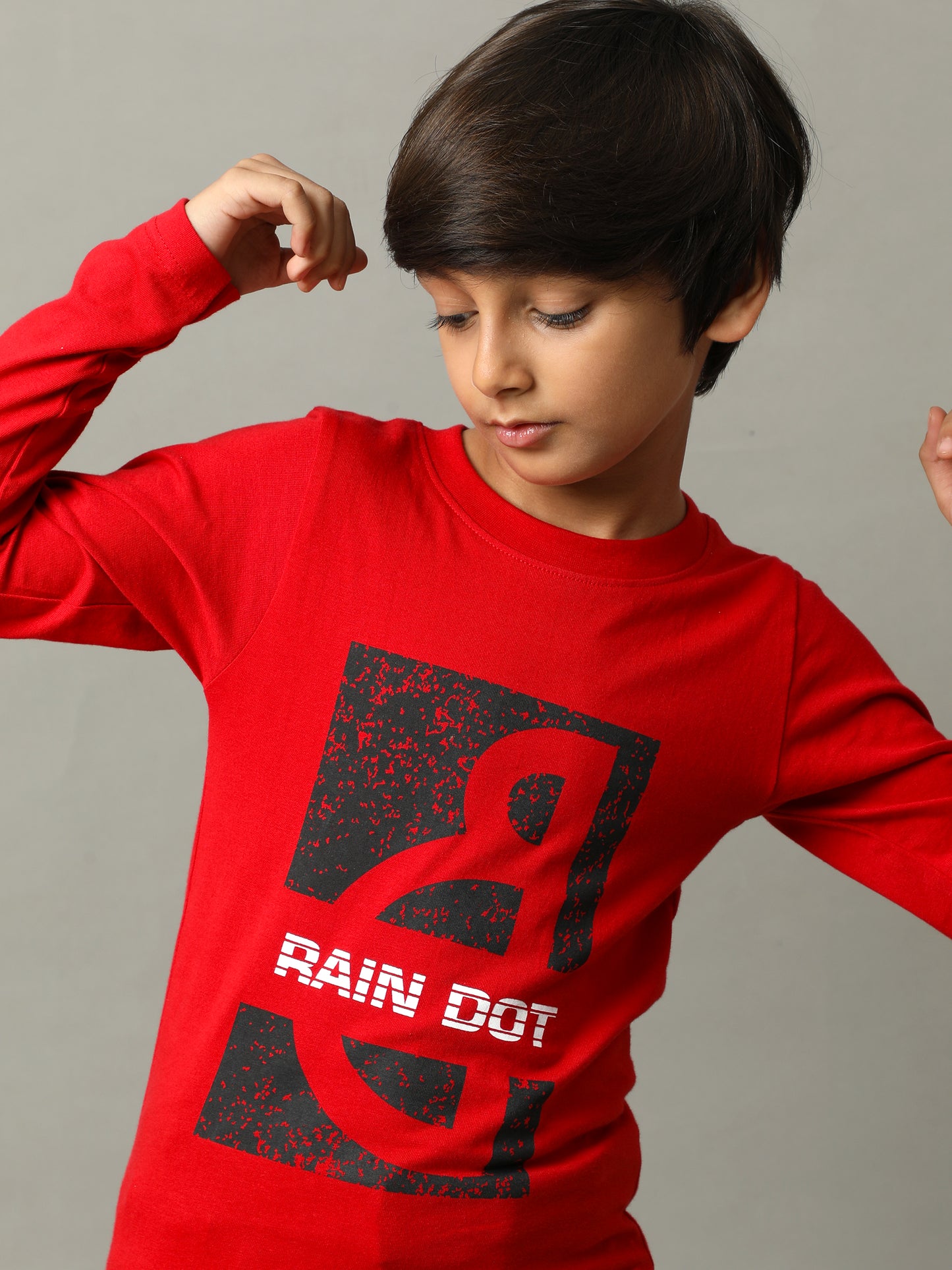 BOYS PRINTED COTTON T-SHIRT