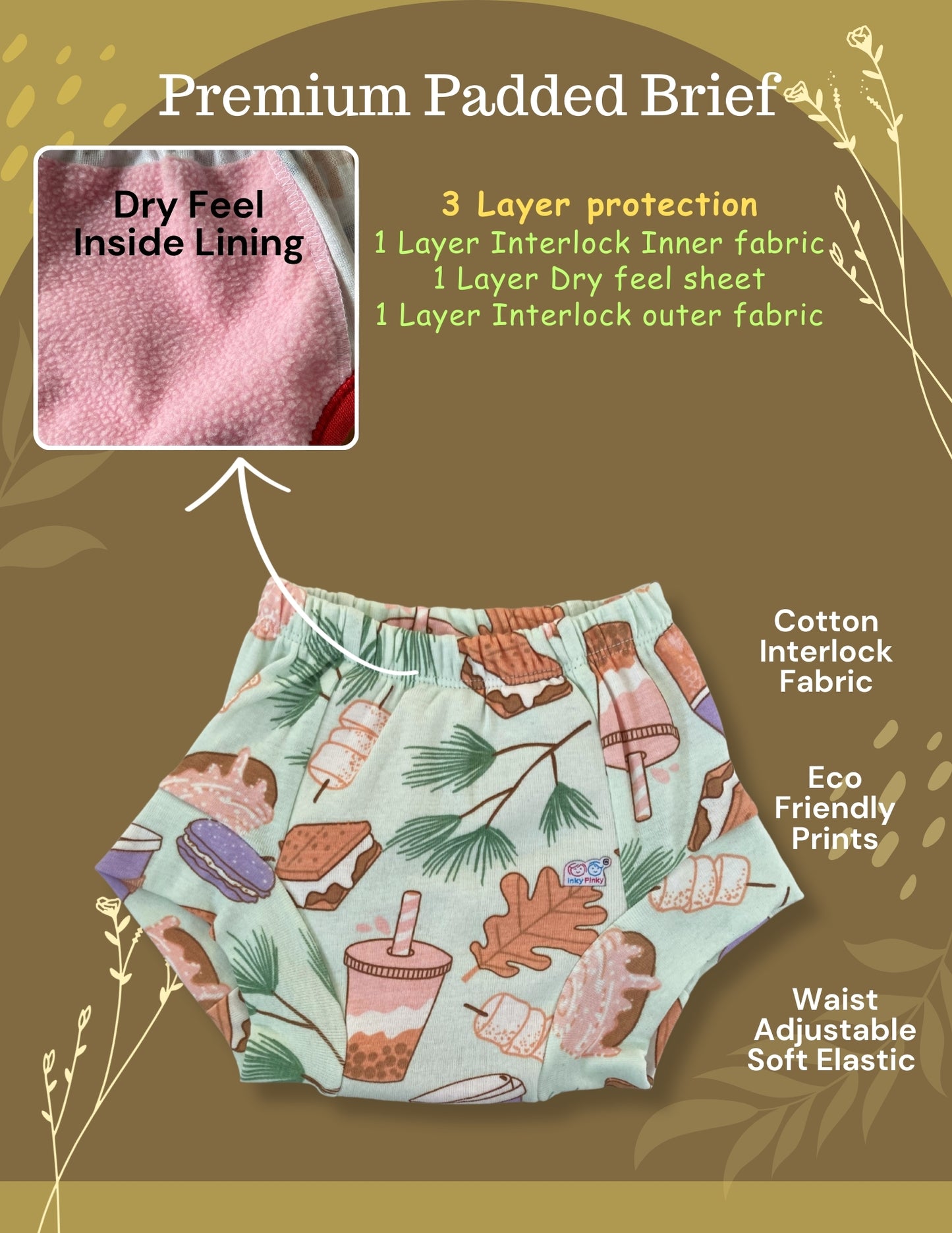 Unisex Padded Brief / Underwear IP25