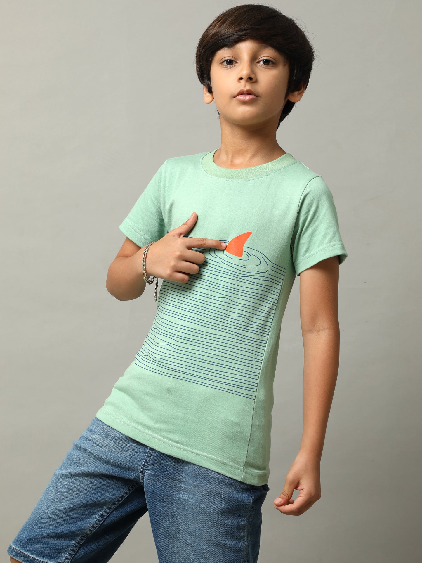BOYS PRINTED COTTON T-SHIRT