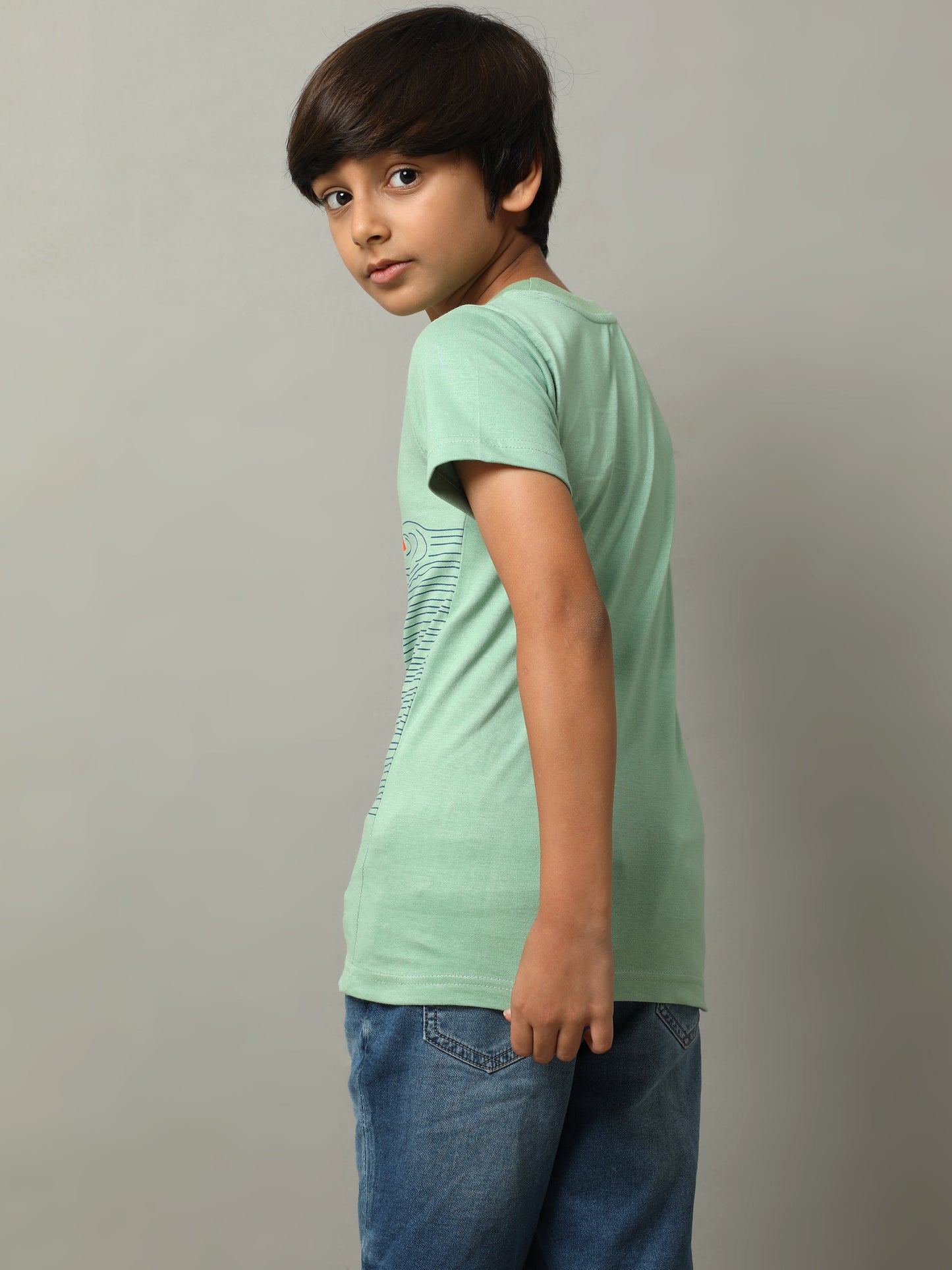 BOYS PRINTED COTTON T-SHIRT