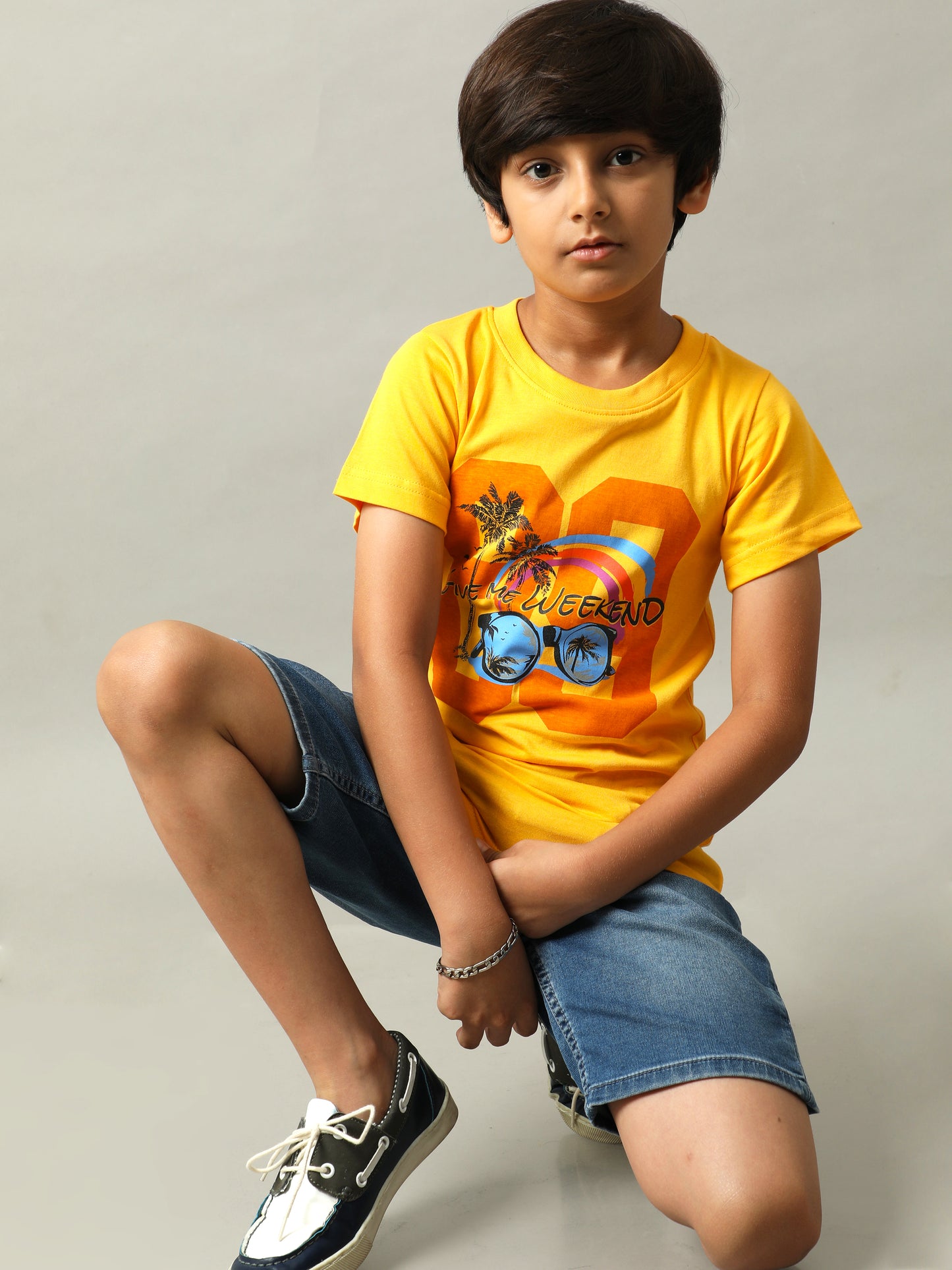 BOYS PRINTED COTTON T-SHIRT